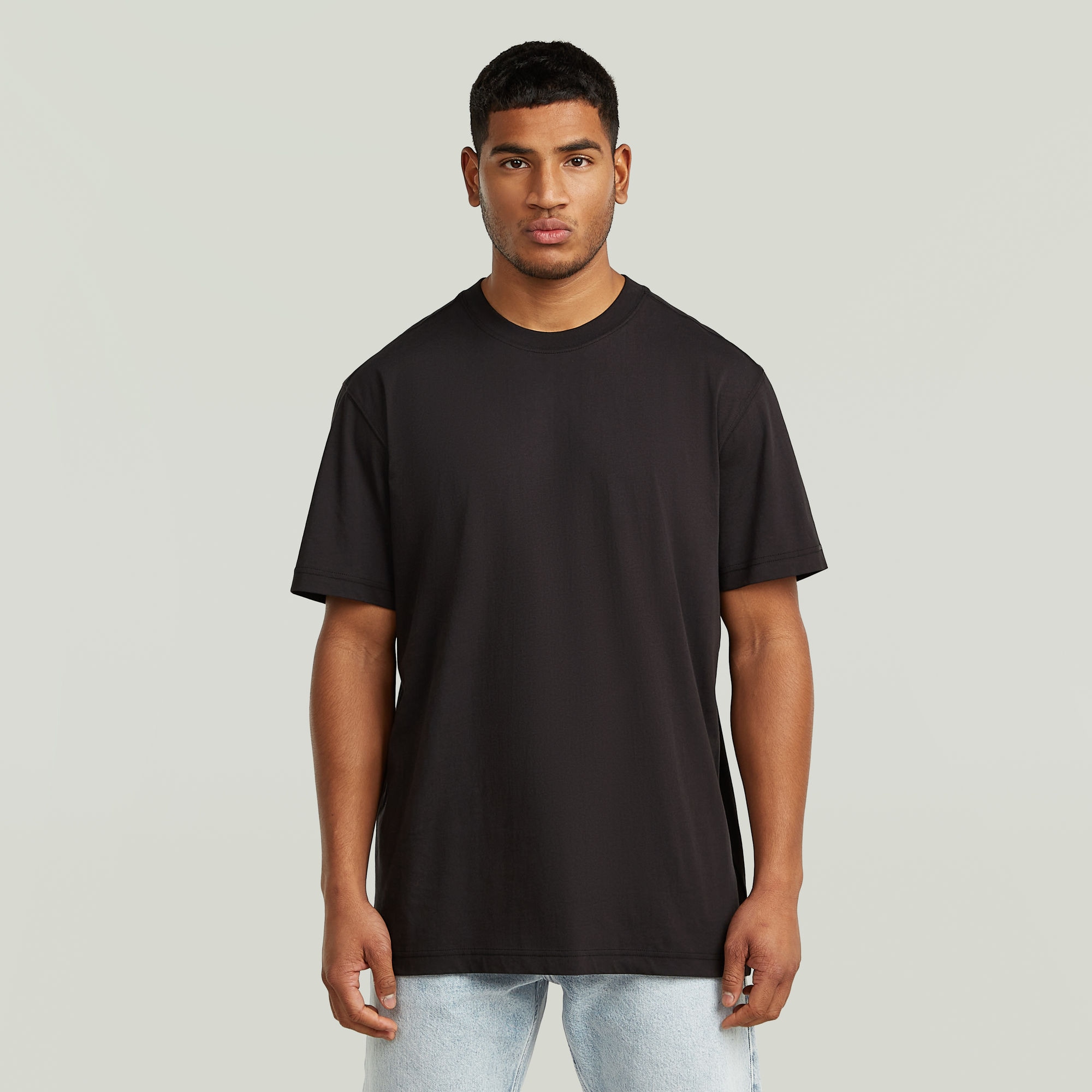 Image of G-STAR T-Shirt "Layered Back" mit Print auf dem Rücken, Regular Fit
