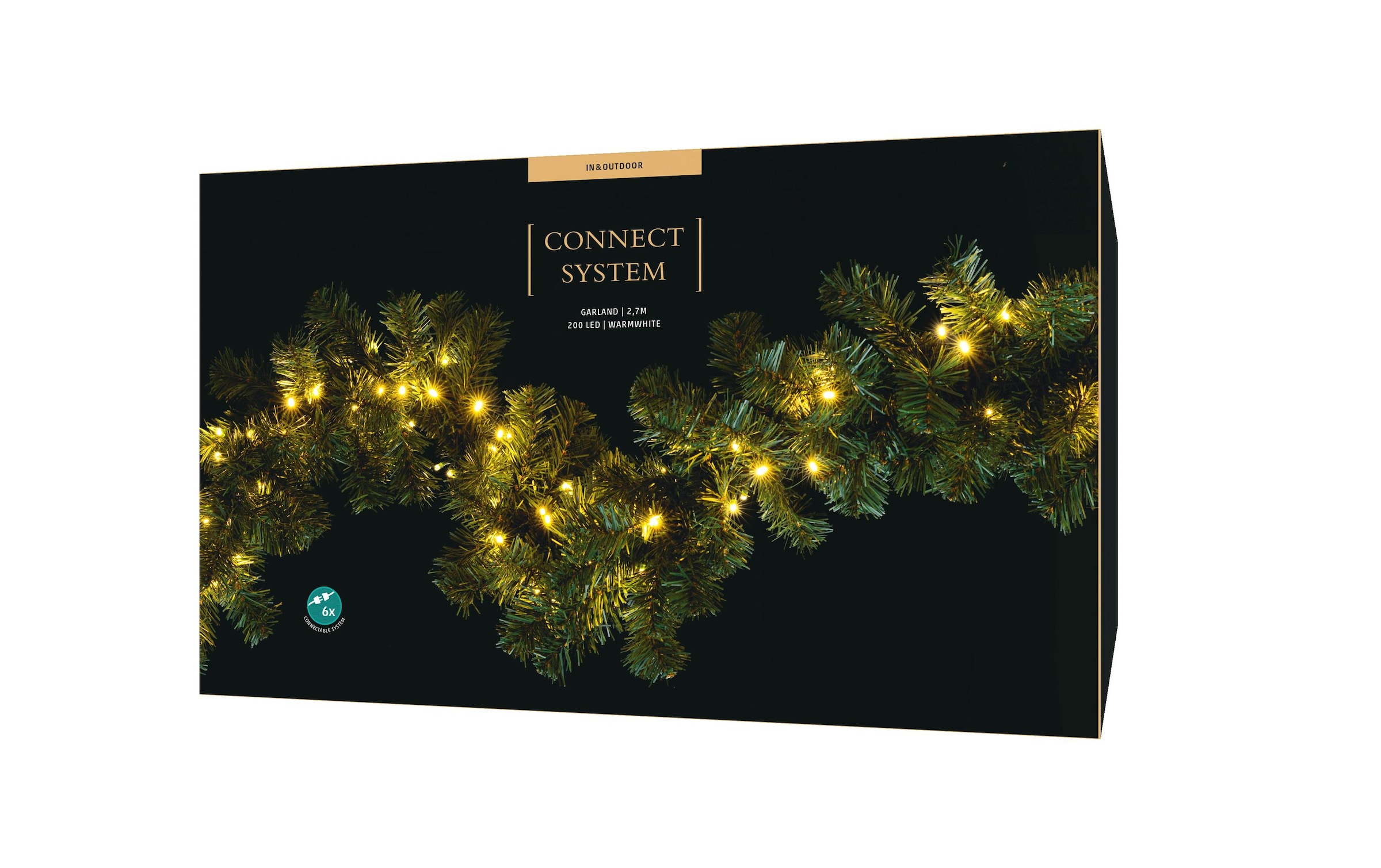 STT LED-Lichterkette »Starterset-System Connect Garla«, 200 St.-flammig