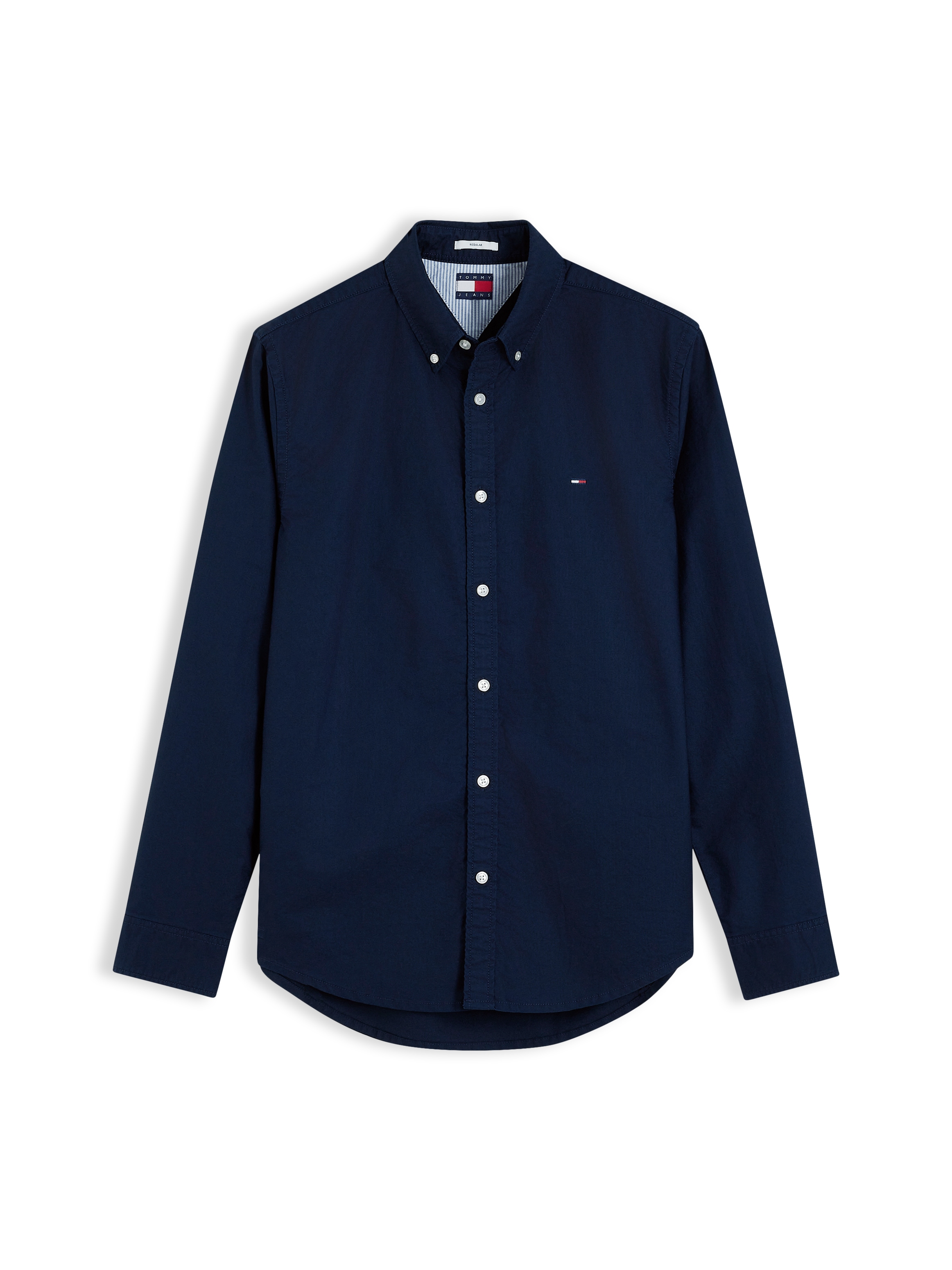 Tommy Jeans Chemise à manches longues »REGULAR OXFORD SHIRT« coupe regular fit avec col boutonné