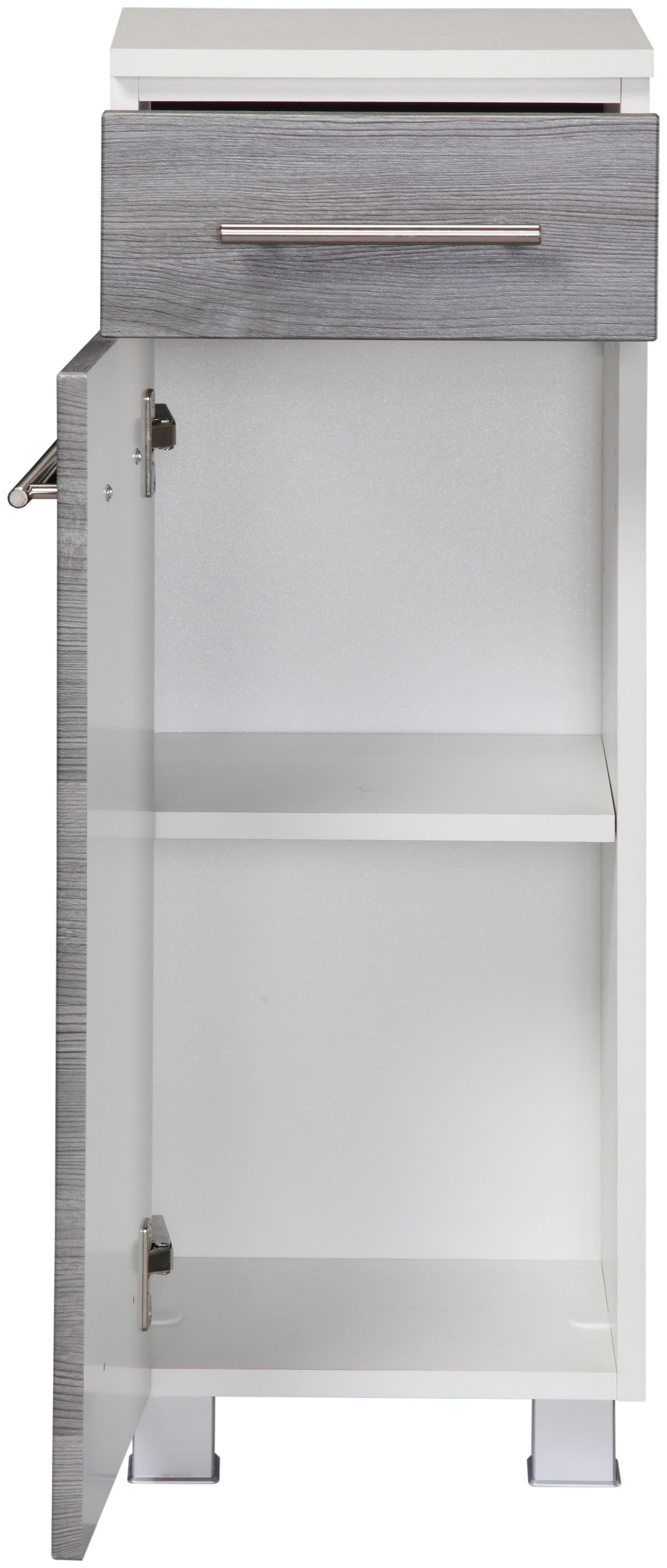 welltime Unterschrank "Trento, verschiedene Ausführungen und Farben" Badmöbel, Breite 30 cm, mit 1 Tür und 1 Schubkasten