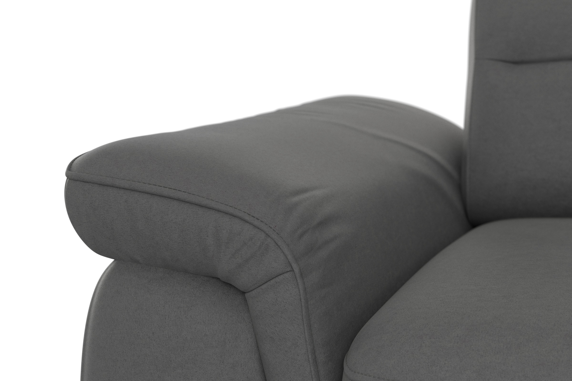 sit&more Ecksofa »Sinatra L-Form«, mit Ottomane, optional mit Kopfteilverstellung und Armteilfunktion