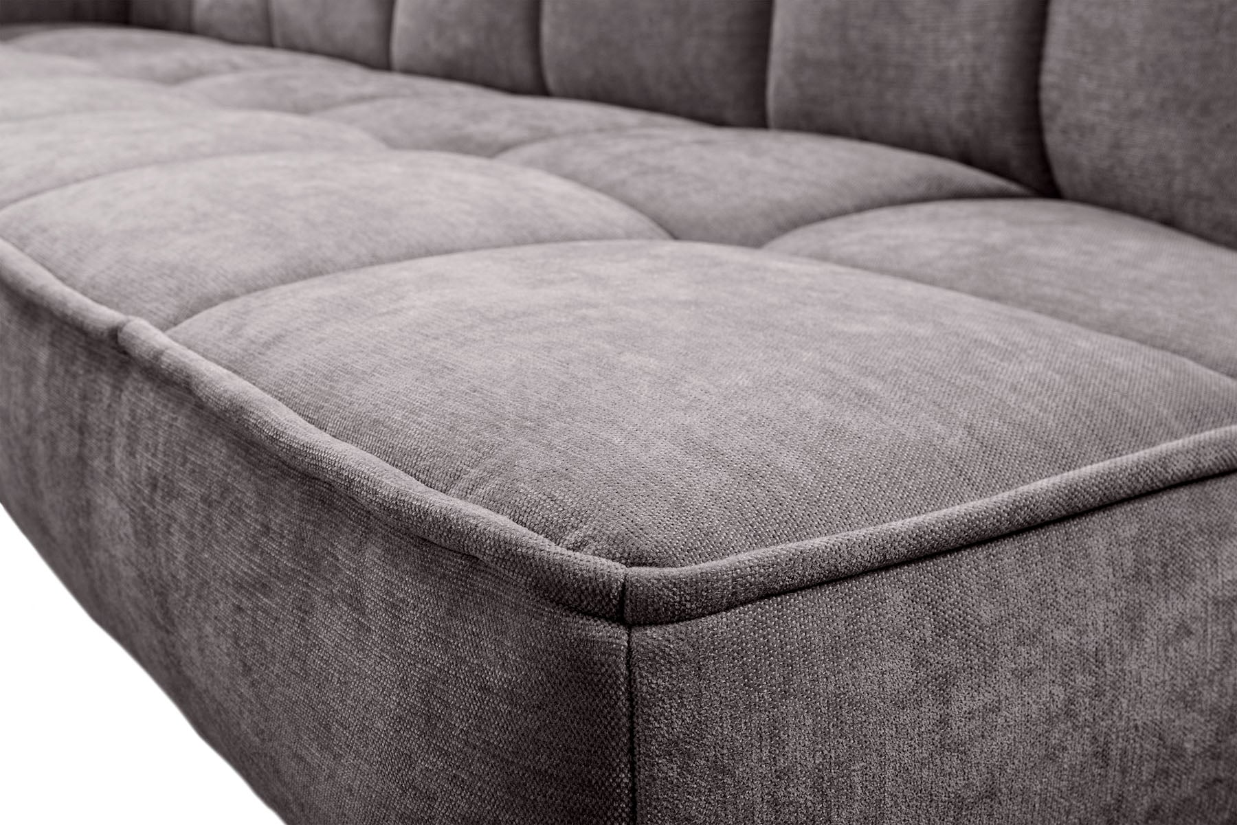 exxpo - sofa fashion Eckbank »Latte« moderne Sitz- und Rückensteppung, bequem und elegant, hoher Holzfuss
