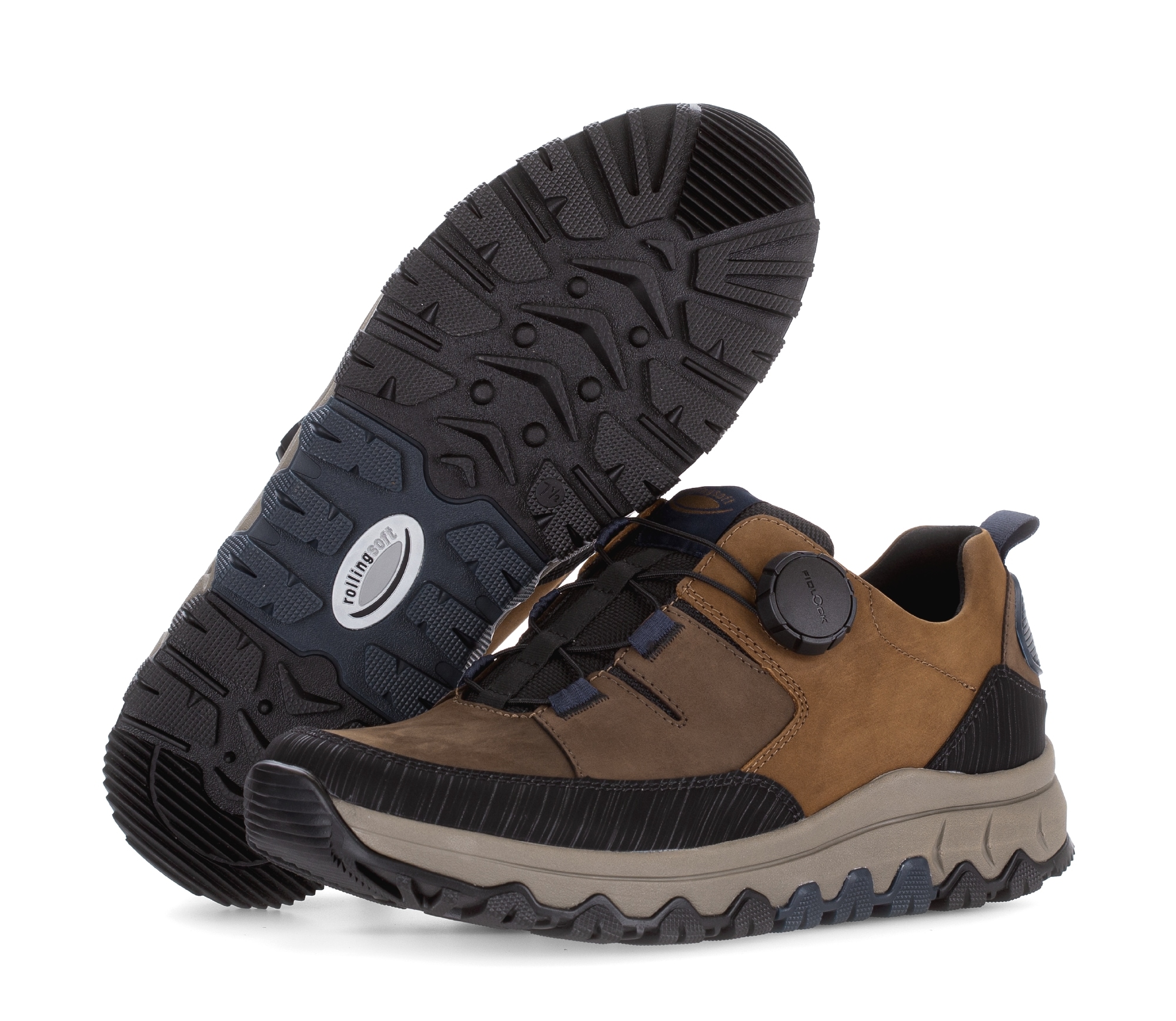rollingsoft Sneaker  , Komfortschuh, Halbschuh mit Drehverschluss, in Bequemweite G