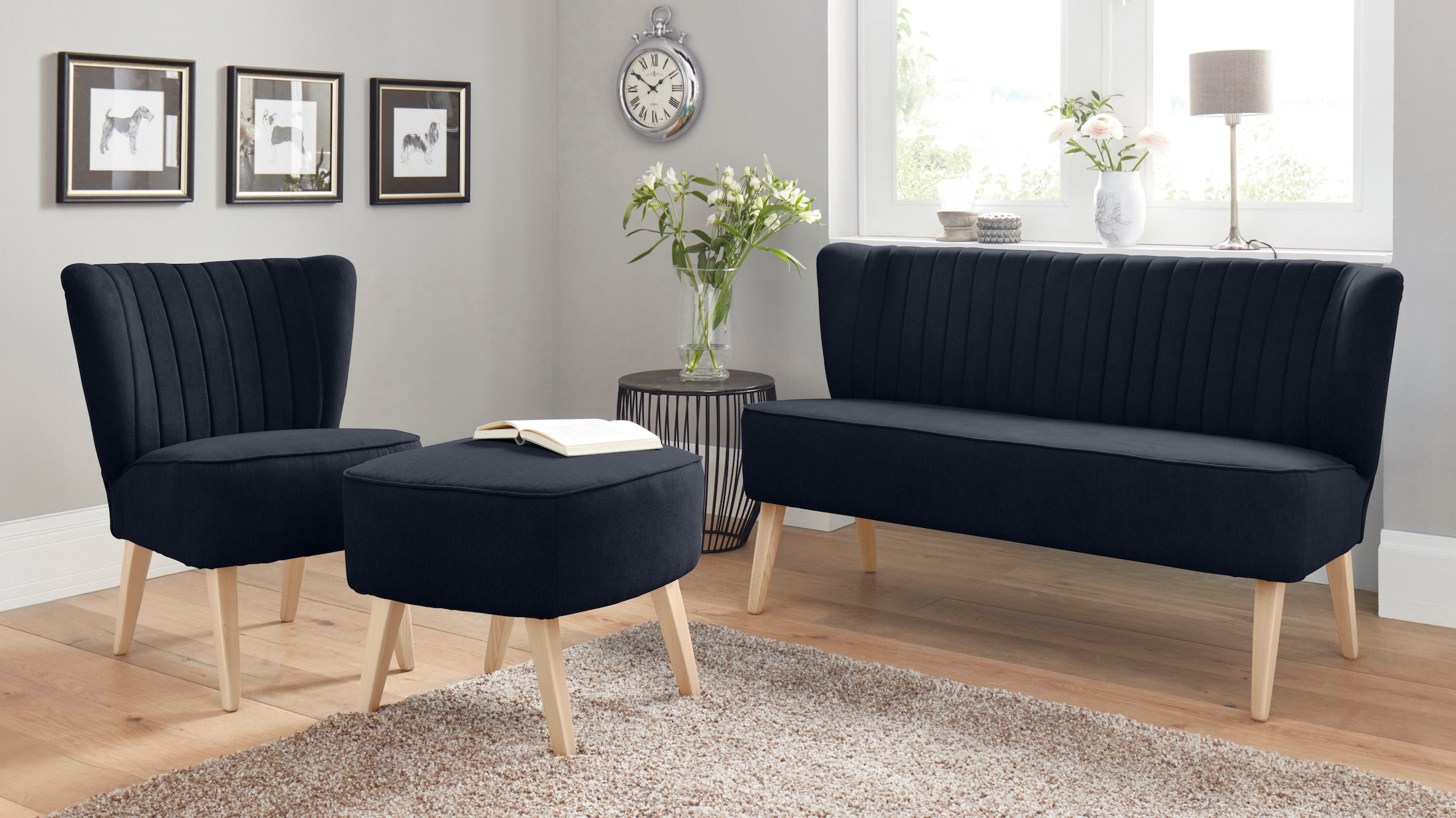 INOSIGN 2-Sitzer »Campi« bequemes Küchensofa, frei im Raum stellbar