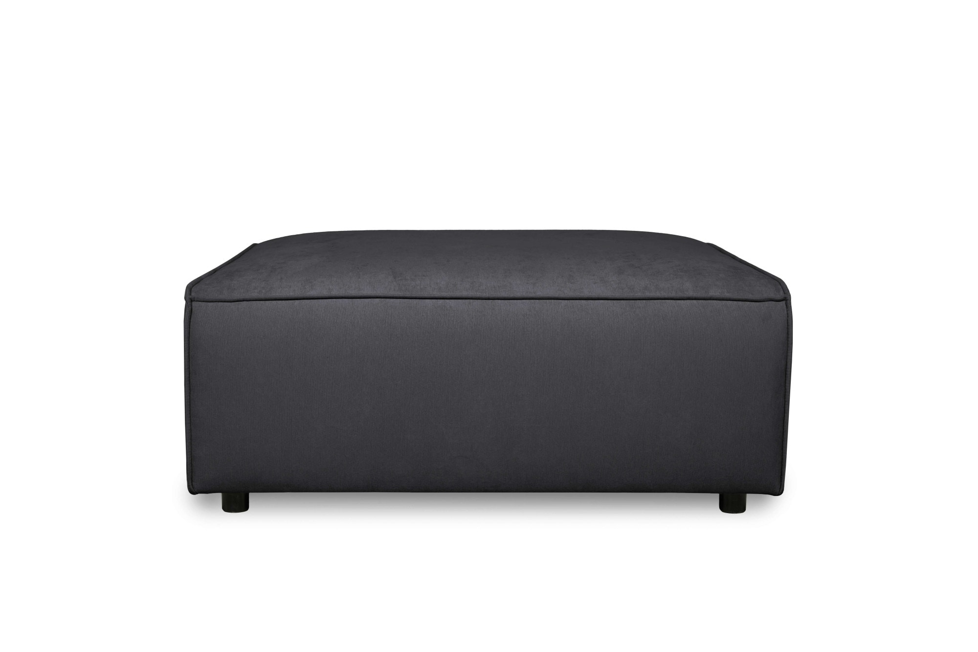 GOODproduct Polsterhocker »Jorrena, extra weicher Chenille-Stoff« Praktische Ergänzung, 105x105 cm, mit Wellenunterfederung