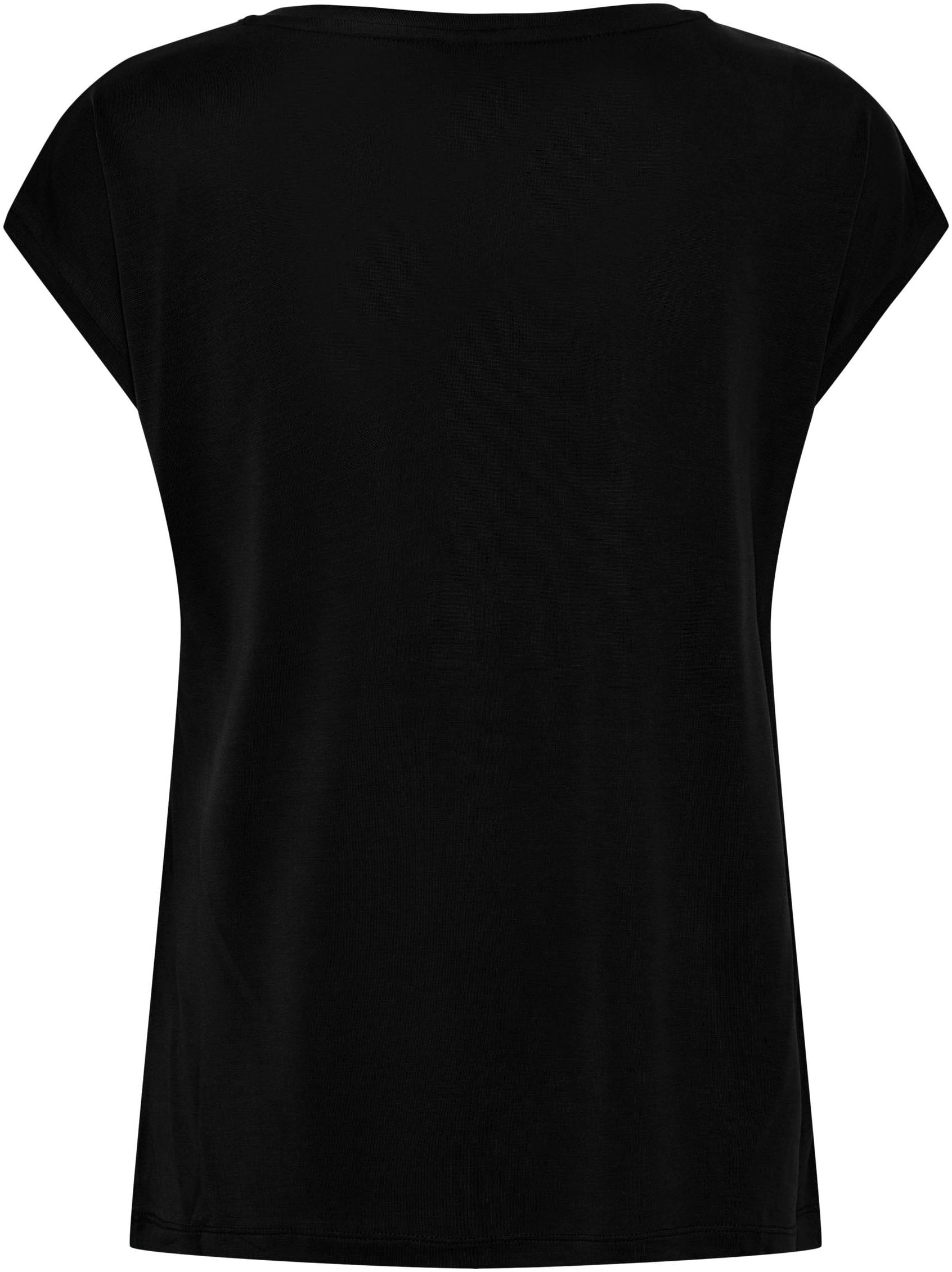 pieces T-shirt à manches courtes »PCKAMALA TEE NOOS BC« Materialmix, regular fit