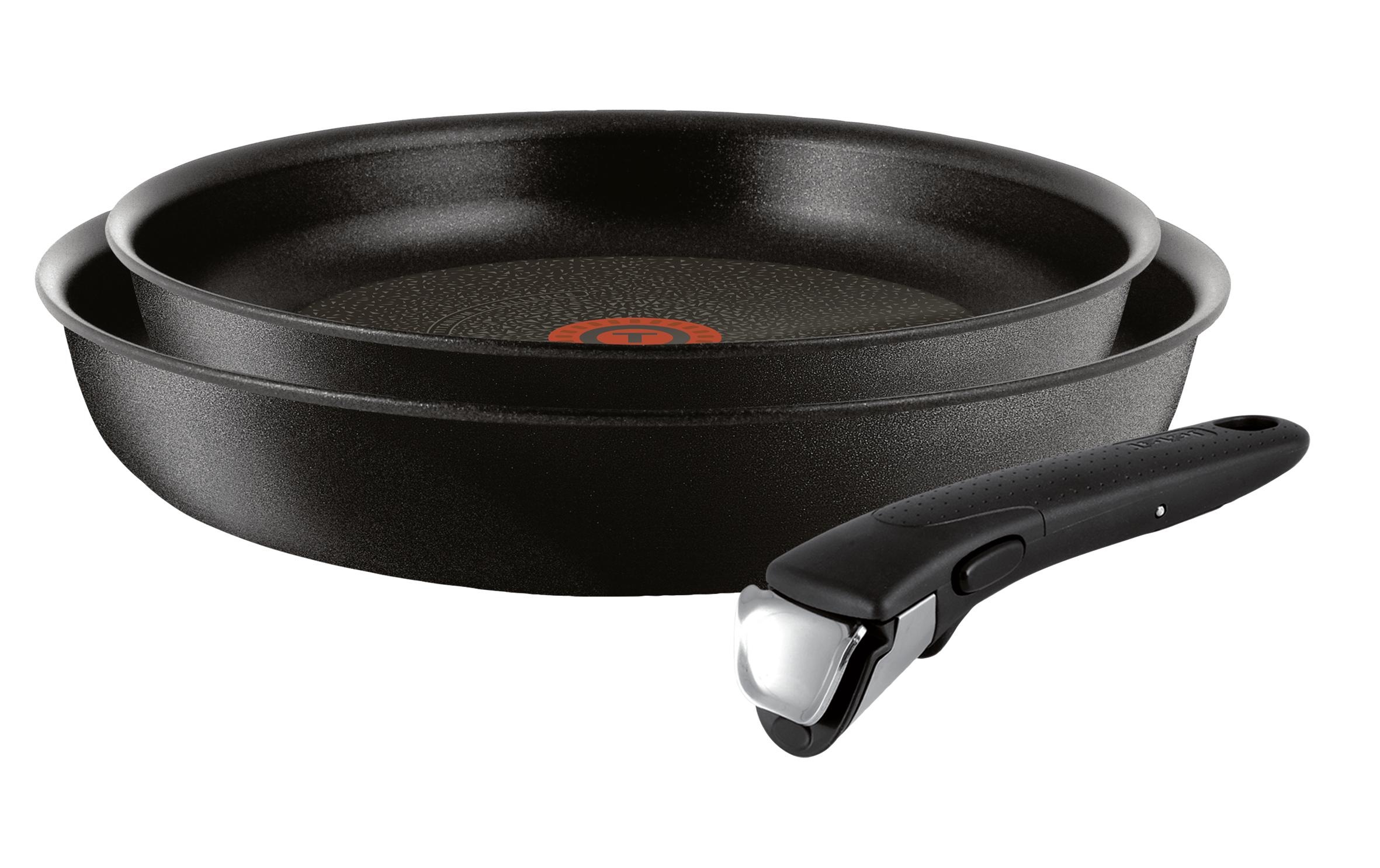 Image of Tefal Pfannen-Set »Ingenio Expertise«, Edelstahl, (3 tlg.), Geeignet für alle Herdarten, auch Induktion und Thermo-Signal bei Ackermann Versand Schweiz