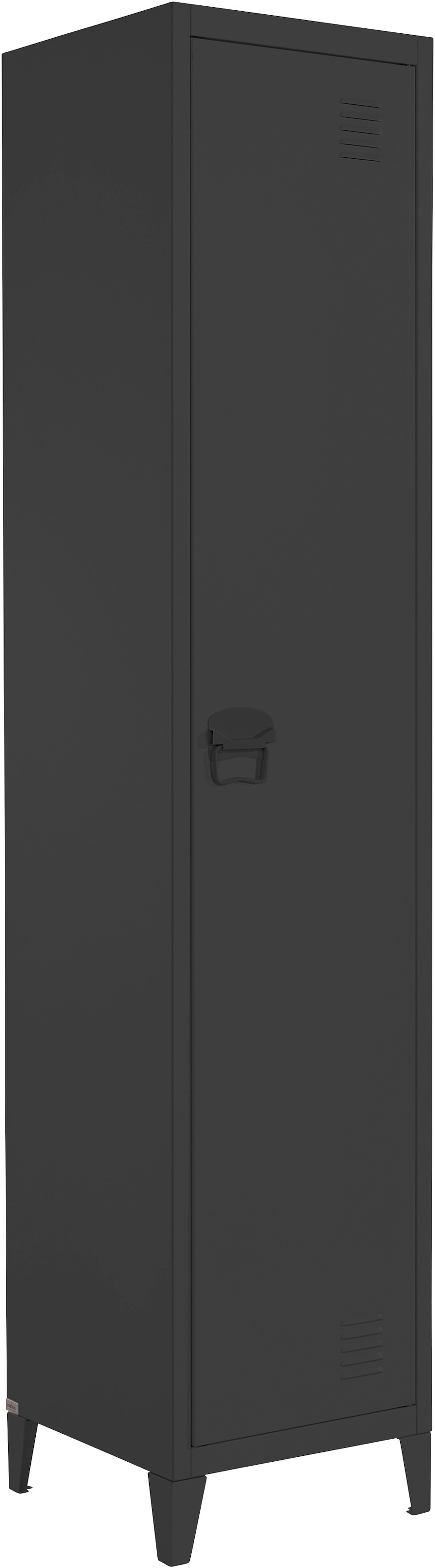 andas Hochschrank »Jensjorg«, Hochschrank aus Metall, 2 x Einlegeböden hinter der Tür, Höhe 180 cm
