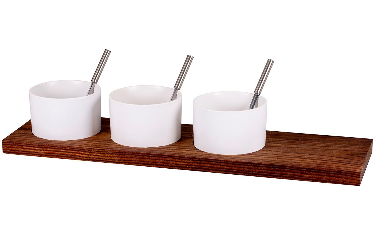 Image of Kadastar Snackschale "Trio gross" aus Holzwerkstoff