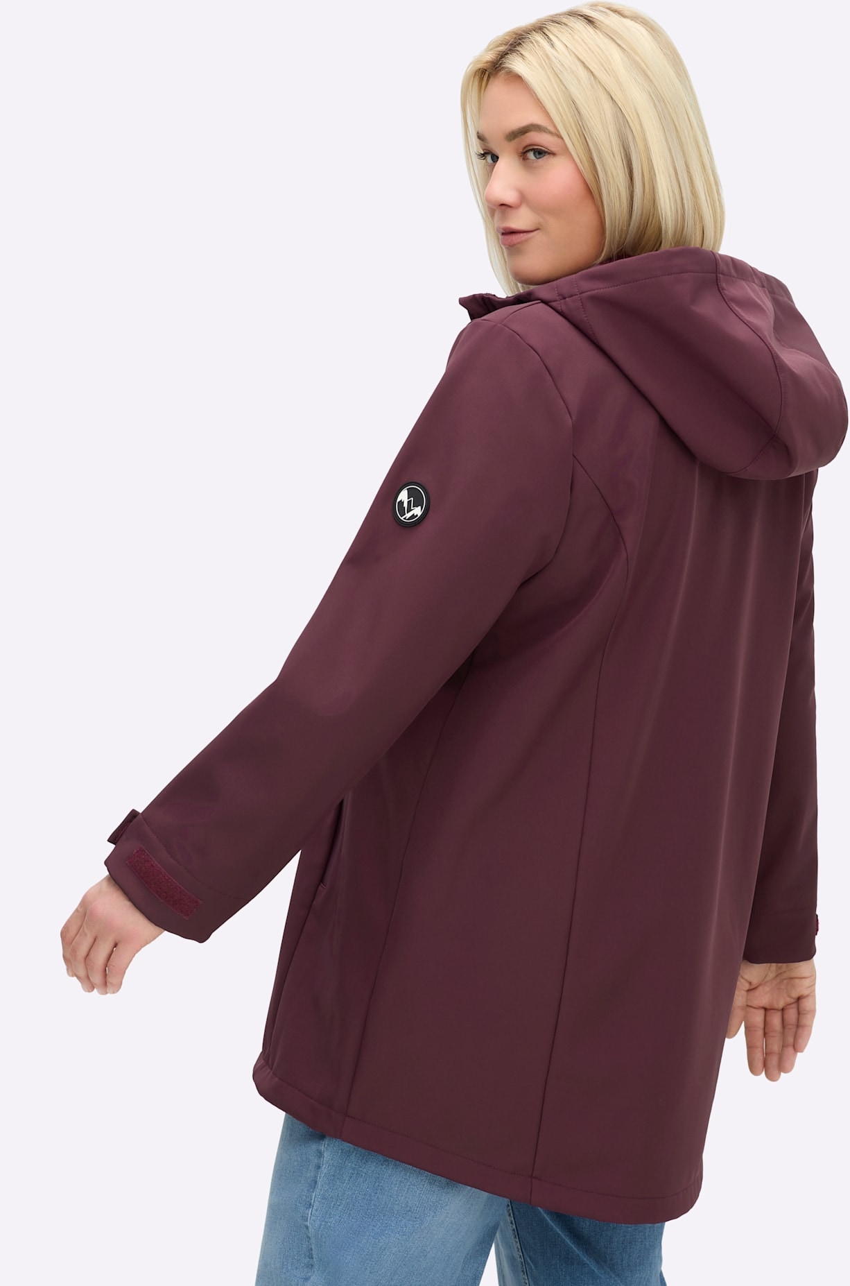 Sheego Veste softshell mit Kapuze