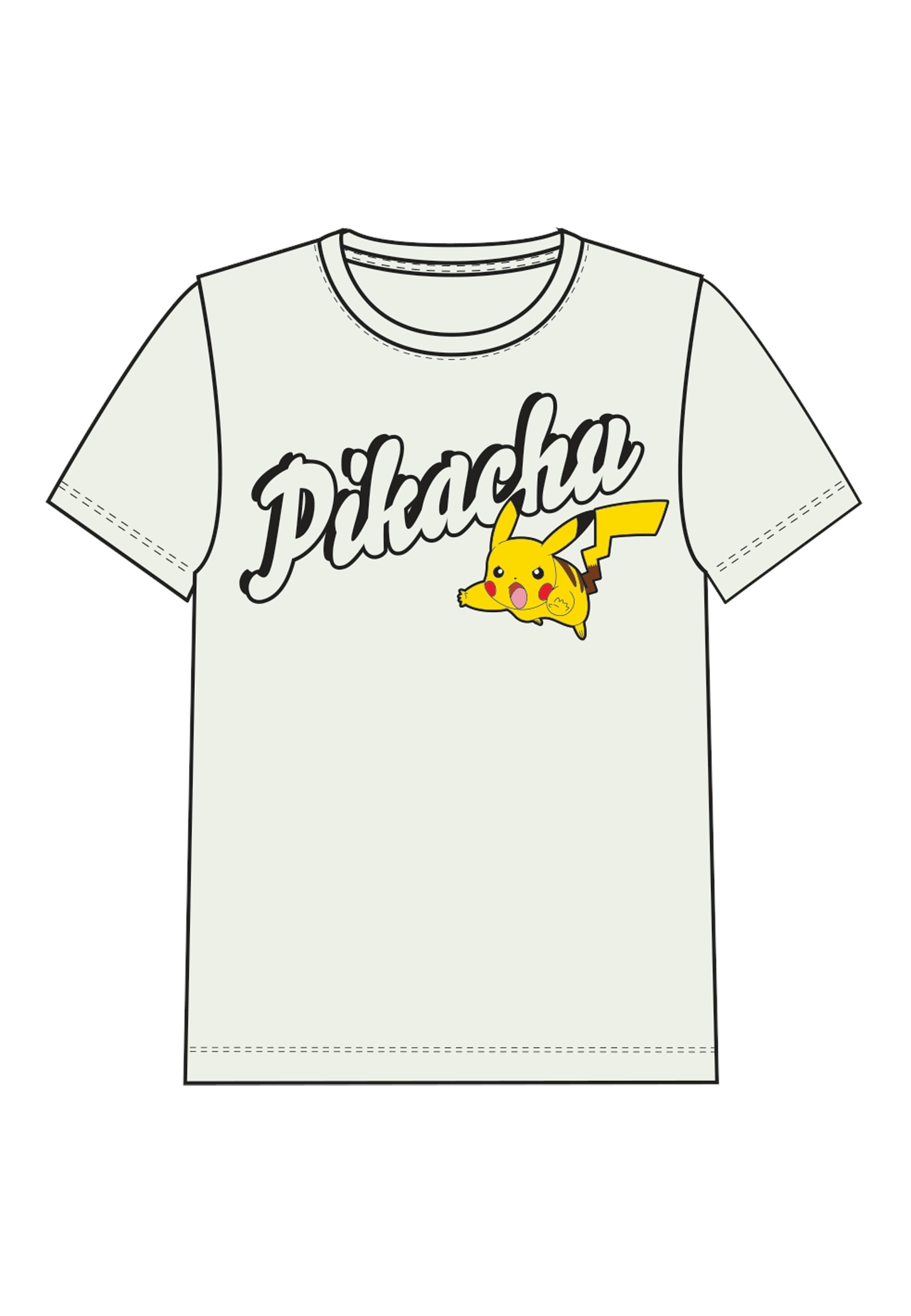 Name It T-Shirt »NKMDEX POKEMON SS NREG TOP BOX NOOS SKY«, mit tollen Pokémon-Motiven auf dem Vorder- und Rückenteil