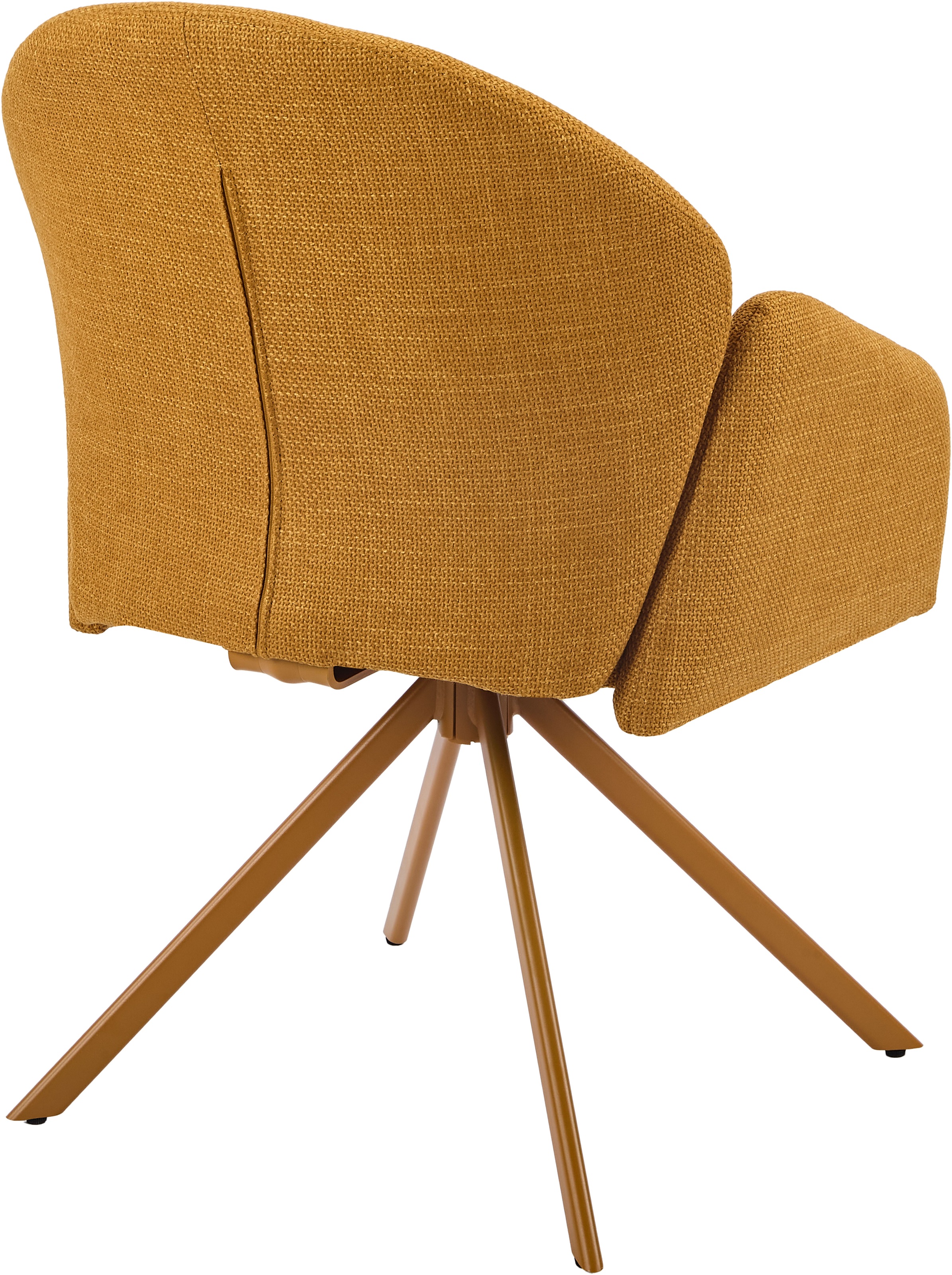 HELA Armlehnstuhl »HOLLY« (Set) 1 Stk.360° drehbar, Armlehnen, Gestell angepasst, Swing Back Komfortrücken