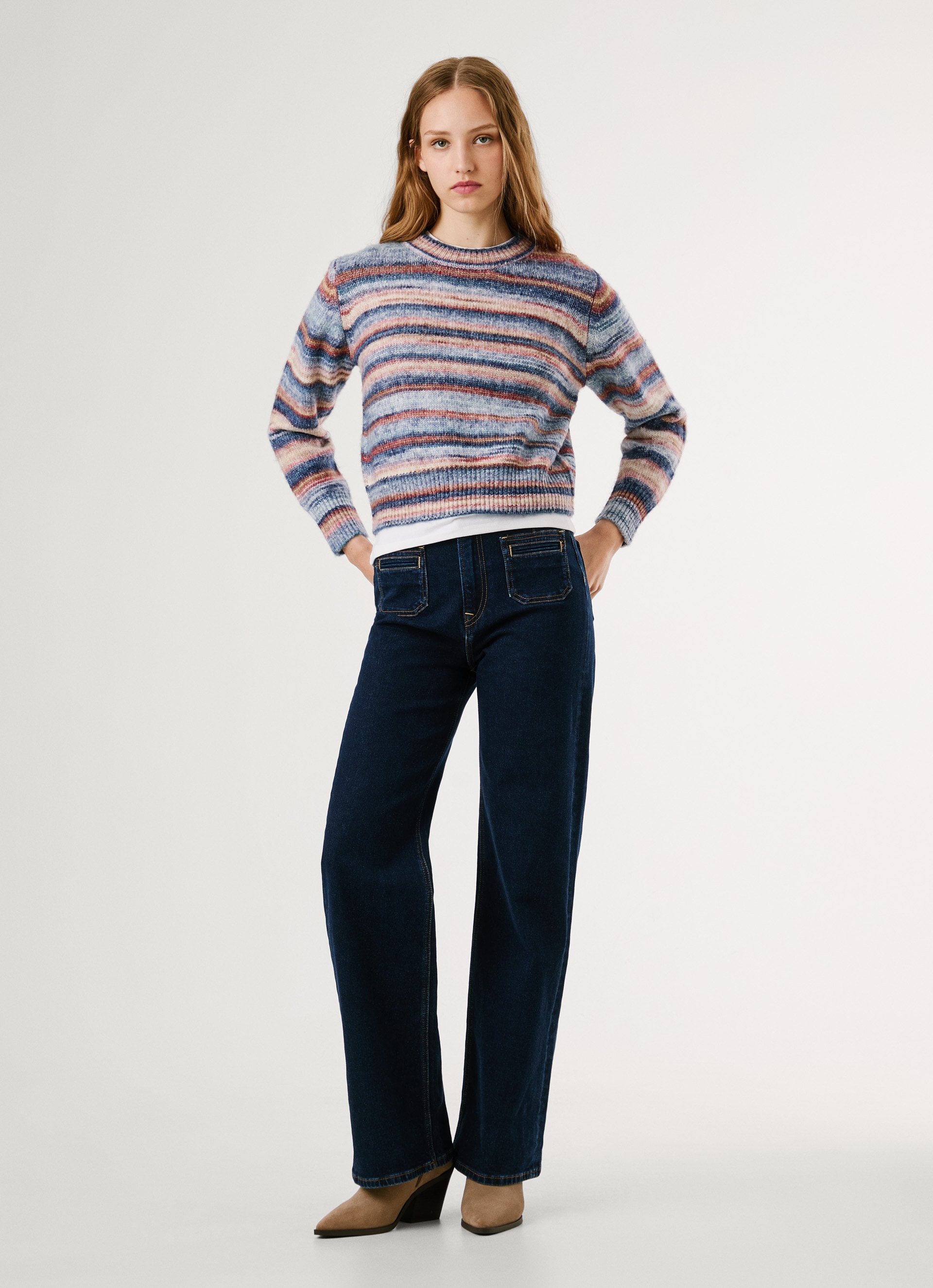 Pepe Jeans Strickpullover »CELESTE CREW«, mit Rundhals