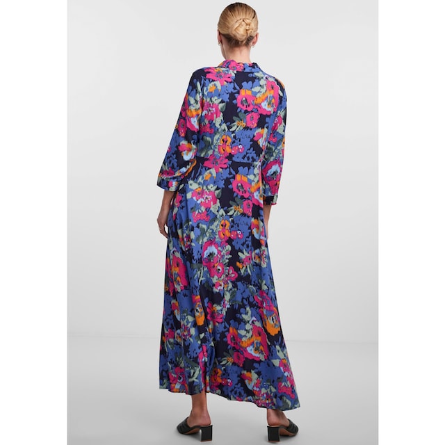 ♕ Y.A.S Hemdblusenkleid »YASSAVANNA LONG SHIRT DRESS«, mit 3/4 Ärmel  versandkostenfrei kaufen