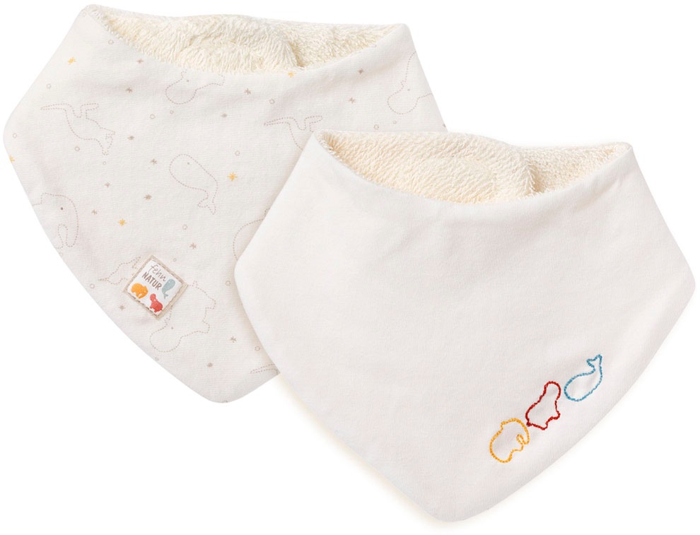 Image of Fehn Lätzchen »fehnNATUR Halstücher«, (Set), Enthält Bio-Baumwolle bei Ackermann Versand Schweiz