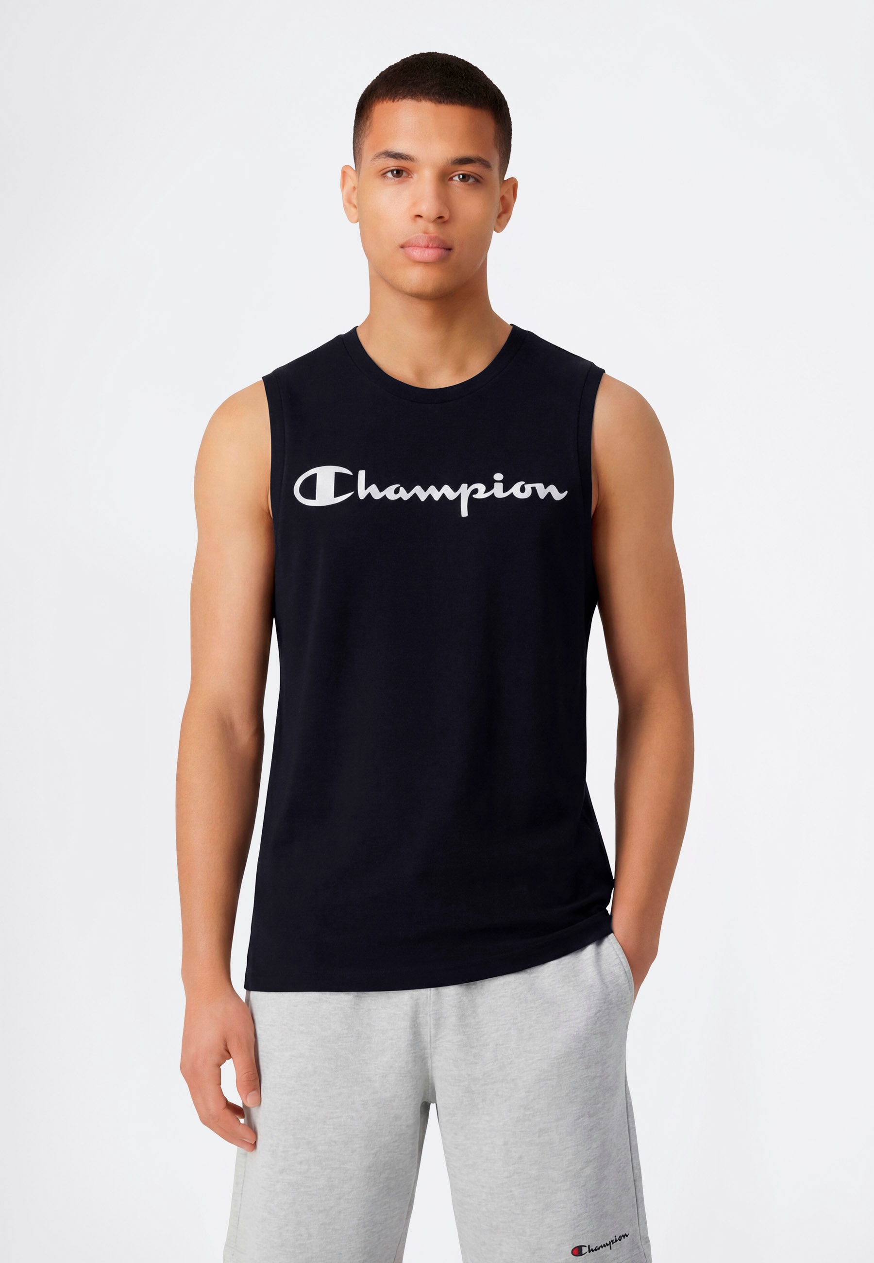 Champion Débardeur »BASICS Sleeveless T-Shirt Large Logo« sportliche Schnittform, sportlicher Stil, mit Rundhalsausschnitt