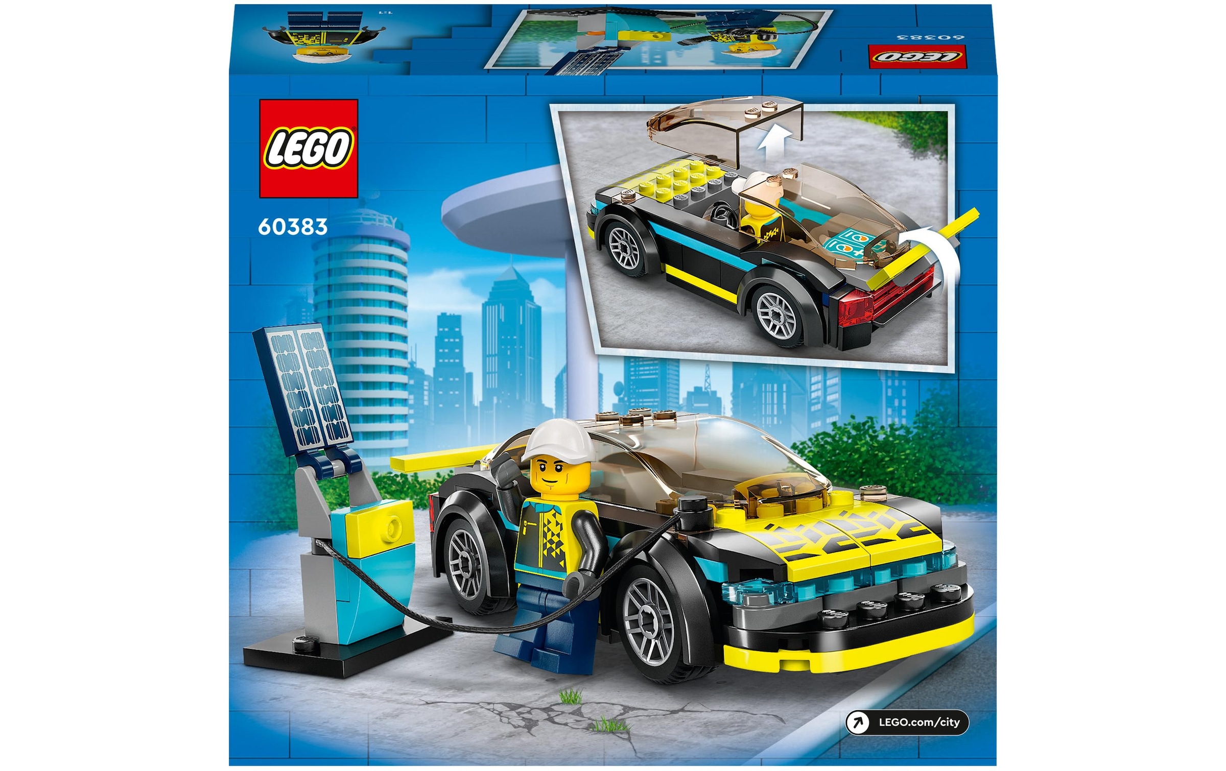 LEGO® Konstruktionsspielsteine »Elektro-Sportwagen«, (95 St.)