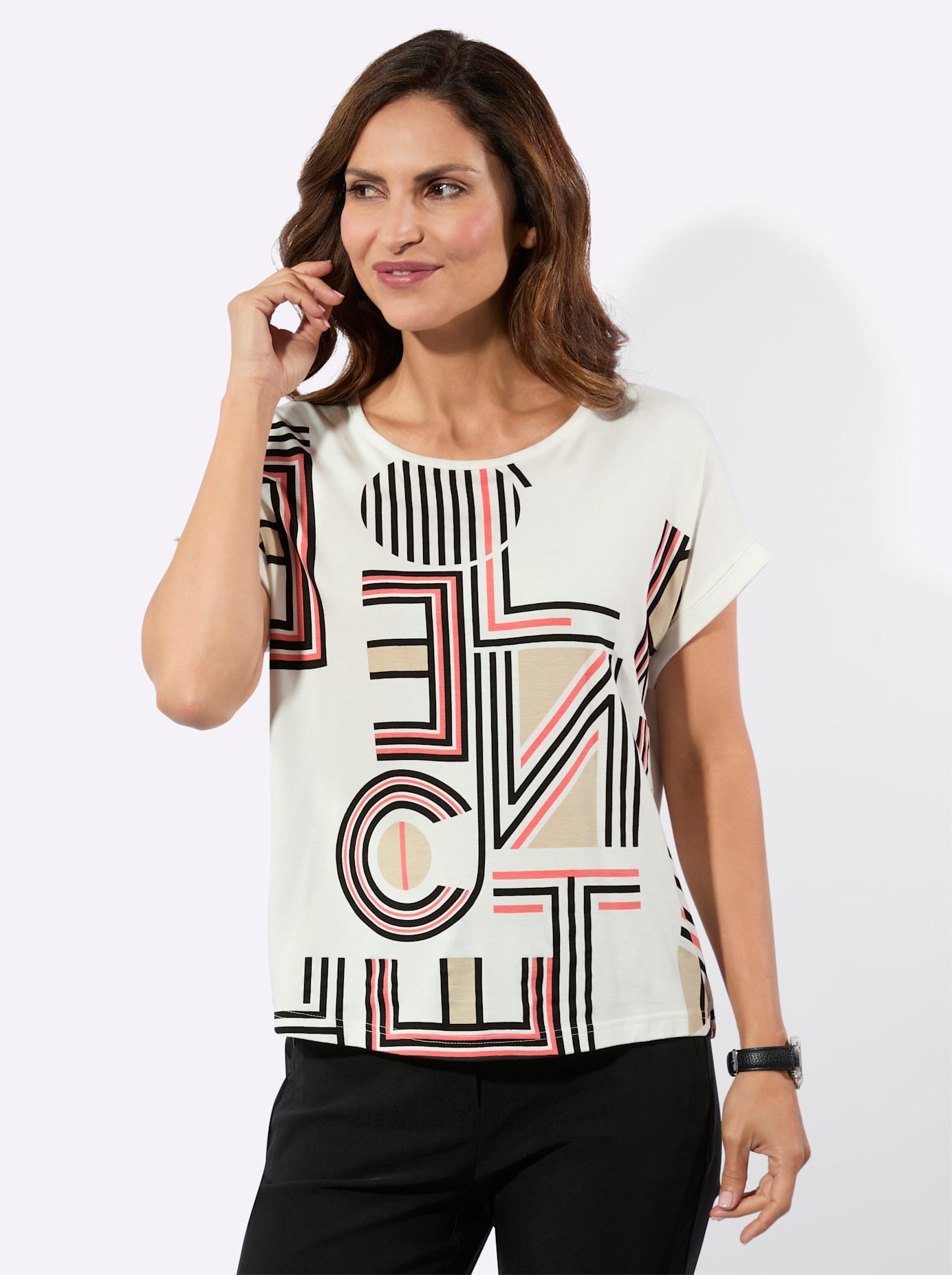 Inspirationen T-shirt »Druck-Shirt« 1 pièces