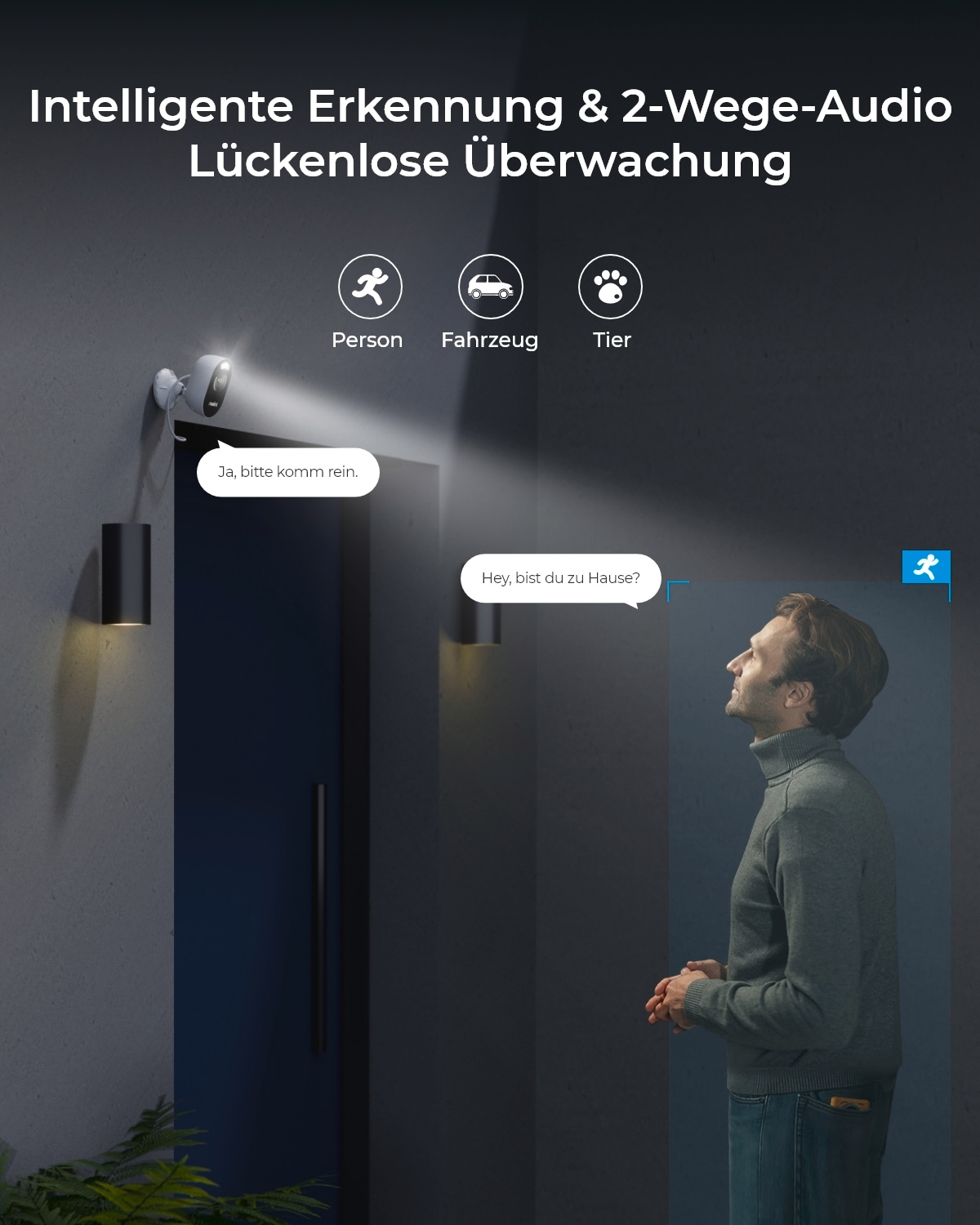 Überwachungskamera »Lumus Series E430 WiFi-Outdoor«, Aussenbereich