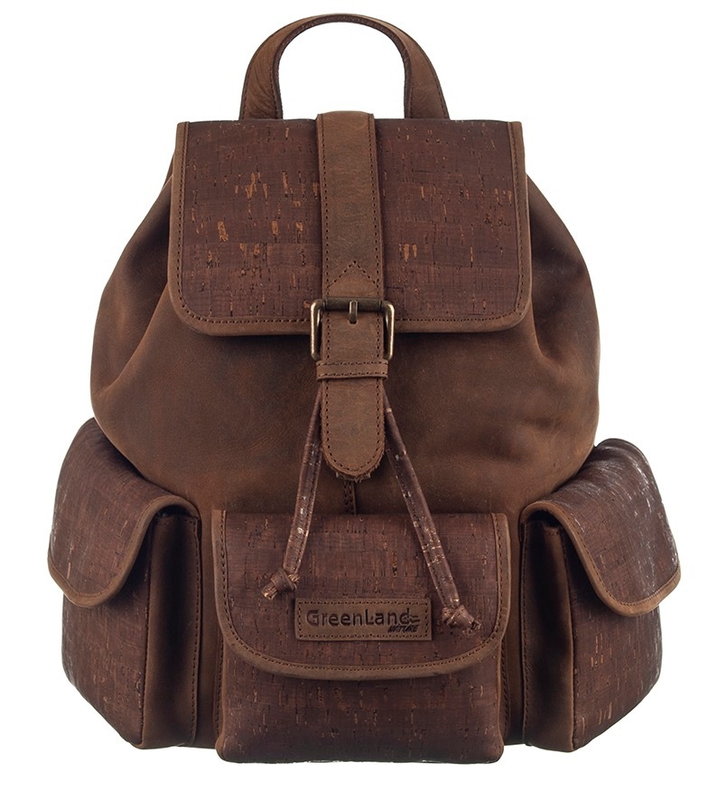 Image of GreenLand Nature Cityrucksack »NATURE Leather-Cork«, mit RFID-Schutz bei Ackermann Versand Schweiz