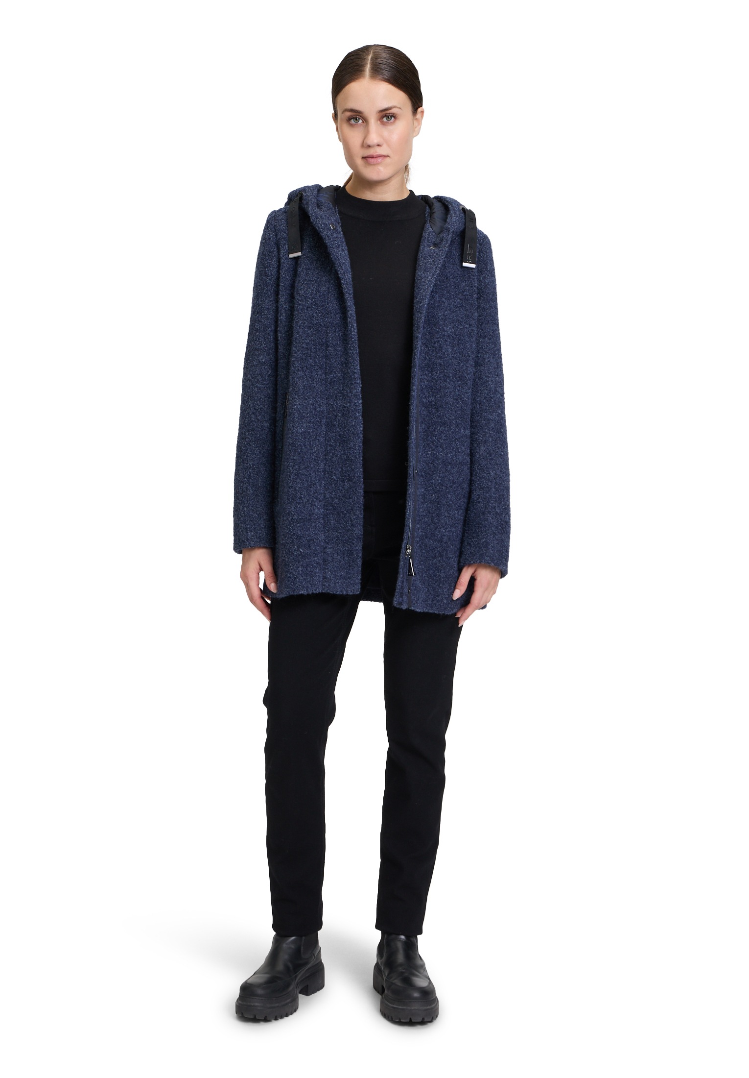 Gil Bret Wolljacke, mit Kapuze, mit Kapuze