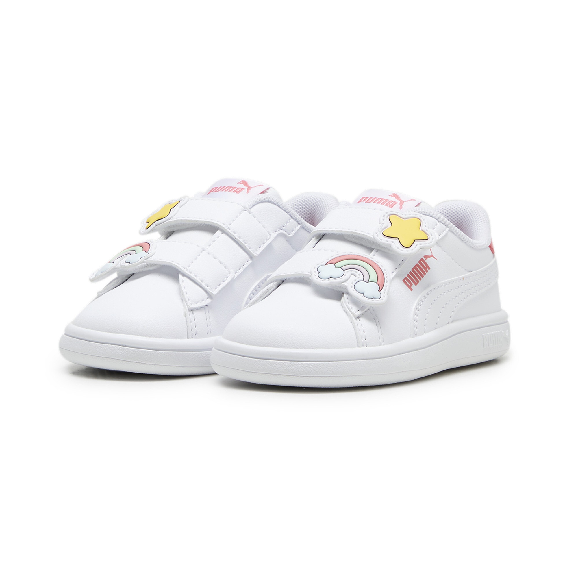 Image of PUMA Sneaker "SMASH 30 BADGES V INF" mit Klettverschluss, mit SOFTFOAM+ Dämpfung, aus Synthetik
