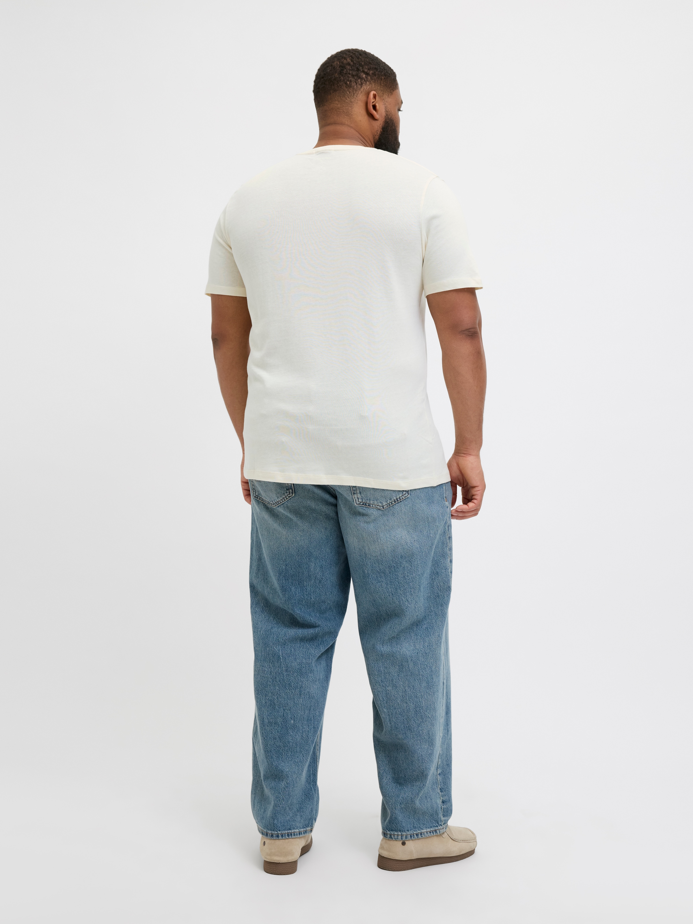 Jack & Jones PlusSize Print-Shirt »JORALMERIA BOLD BRANDING TEE SS CN PLS«, mit Logo Print