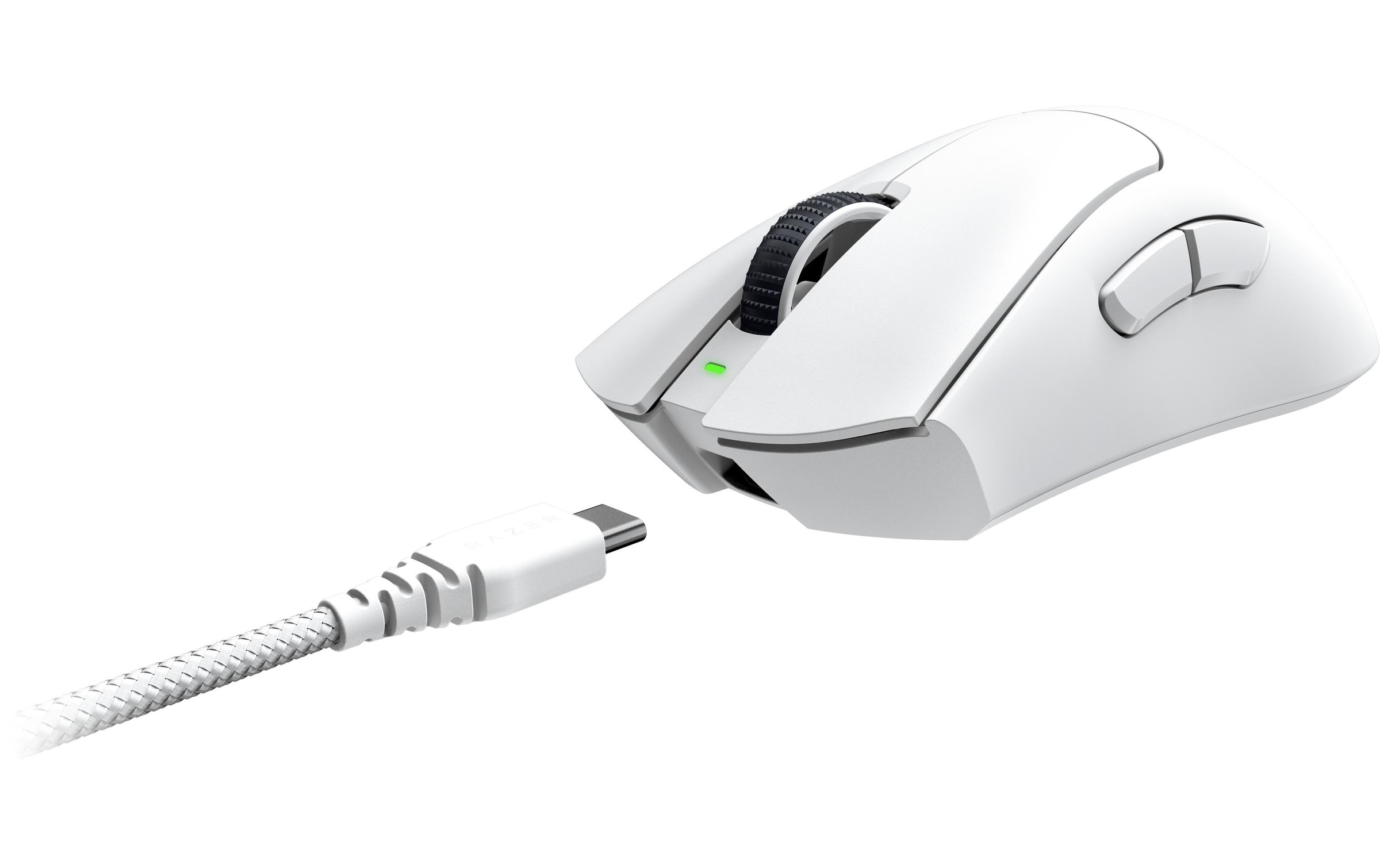 Image of RAZER Gaming-Maus "DeathAdder V3 Pro white" USB