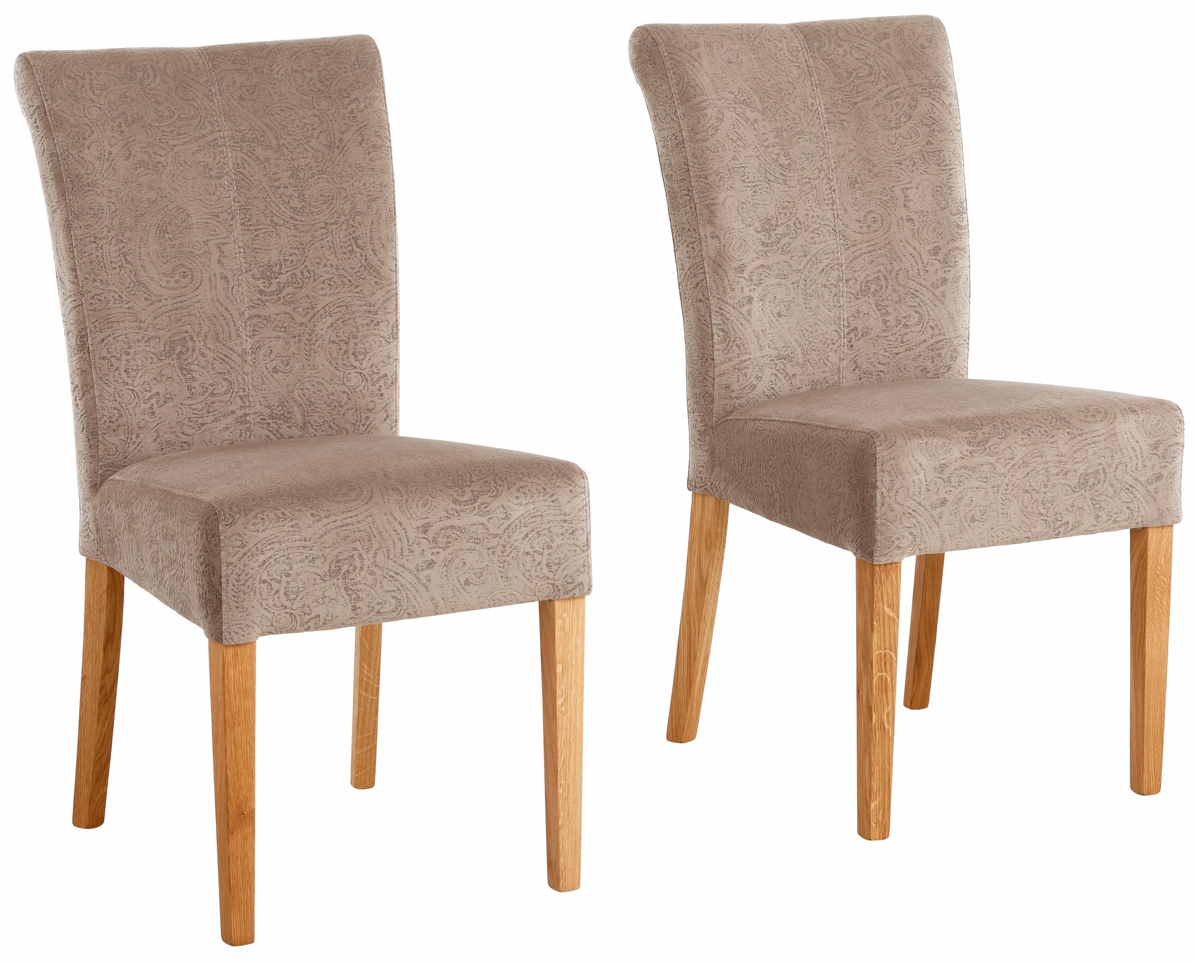 Image of Home affaire 4-Fussstuhl »Queen«, (Set), 6 St., Luxus-Microfaser, bezogen mit Web- oder Strukturstoff, Microfaser oder Kunstleder. Im 2er-, 4er oder 6er-Set bei Ackermann Versand Schweiz