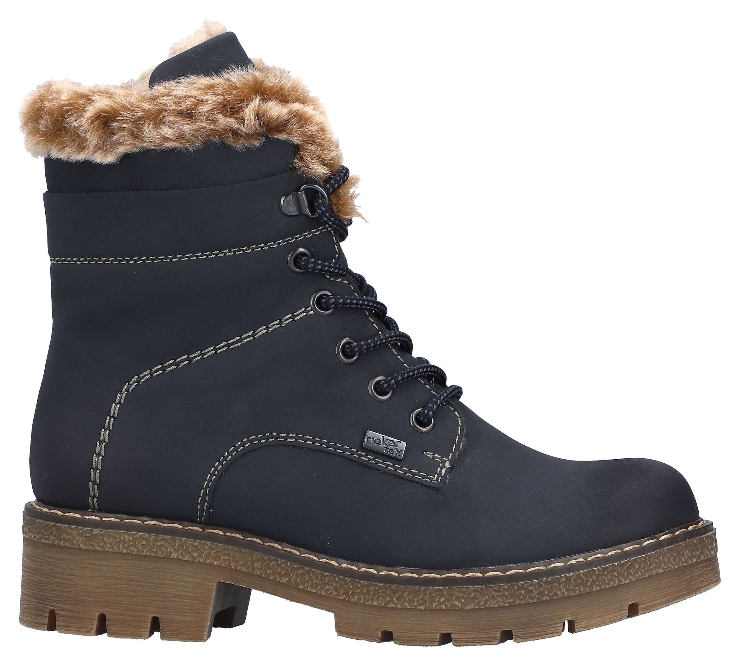 Rieker Bottes d'hiver  bottines à lacets, bottes d'hiver avec membrane imperméable riekerTEX
