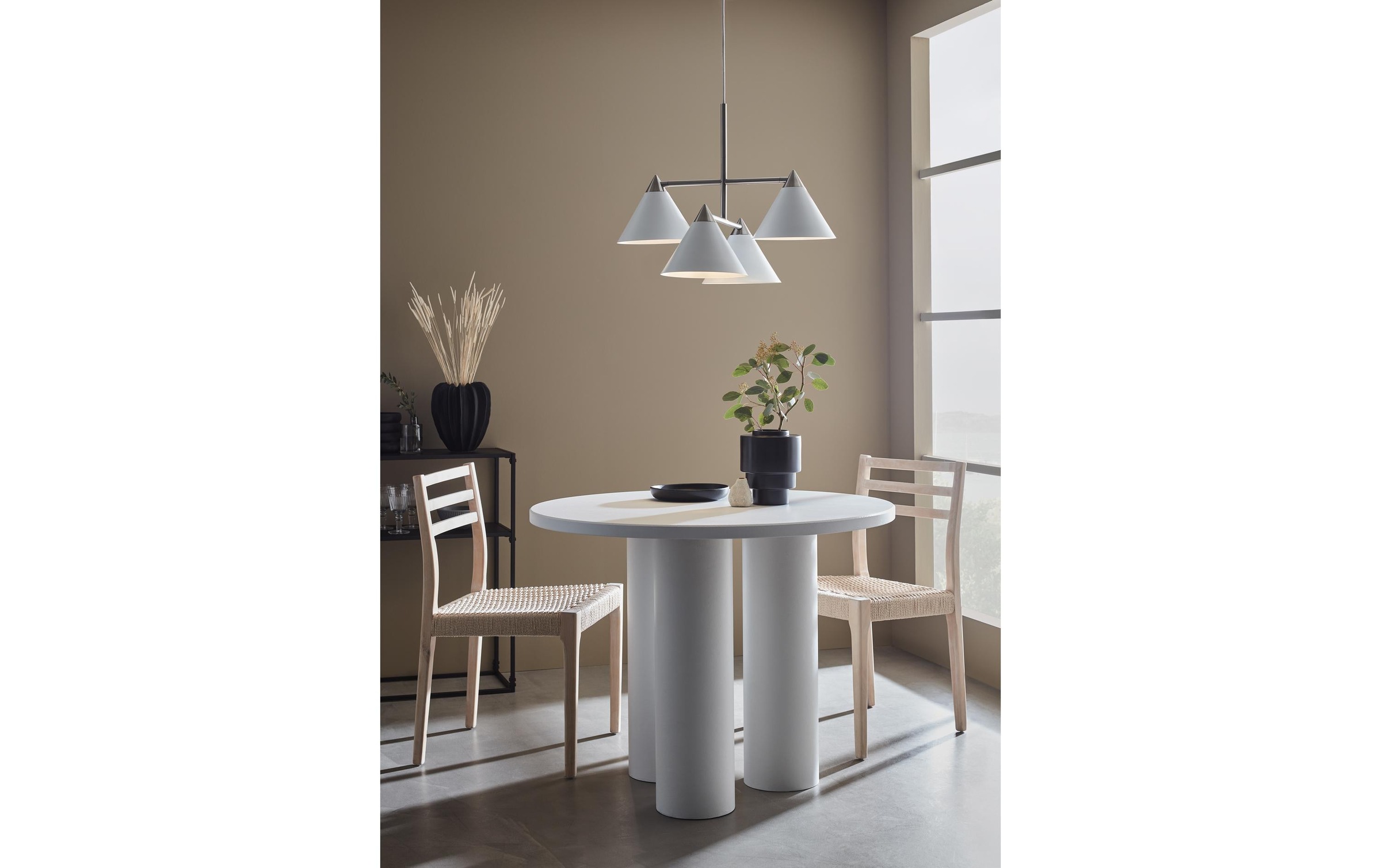 Markslöjd Pendelleuchte »Weiss/Stahl« E14