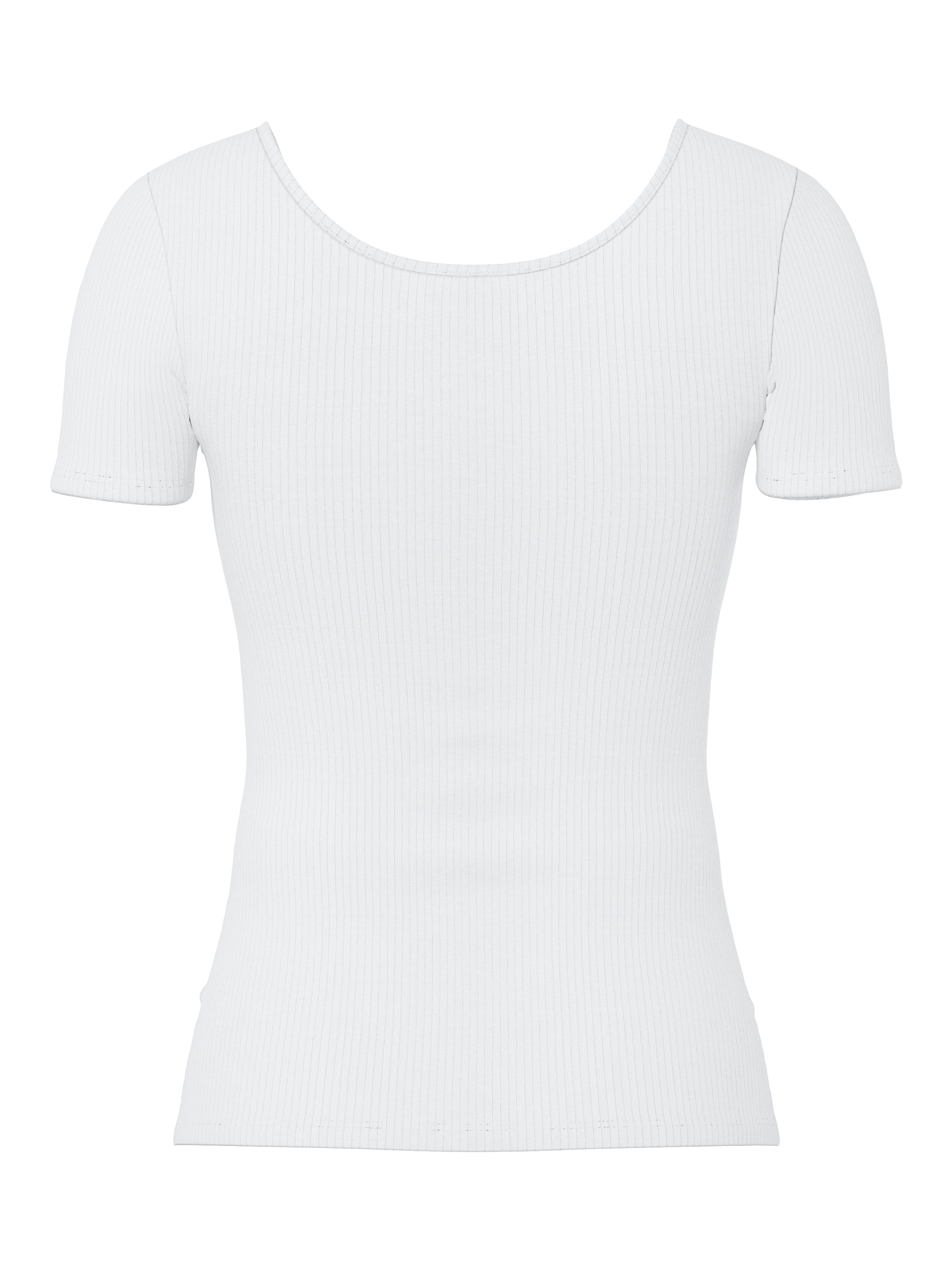 pieces T-shirt à manches courtes »PCKITTE SS TOP NOOS BC« Baumwollmischung, slim fit