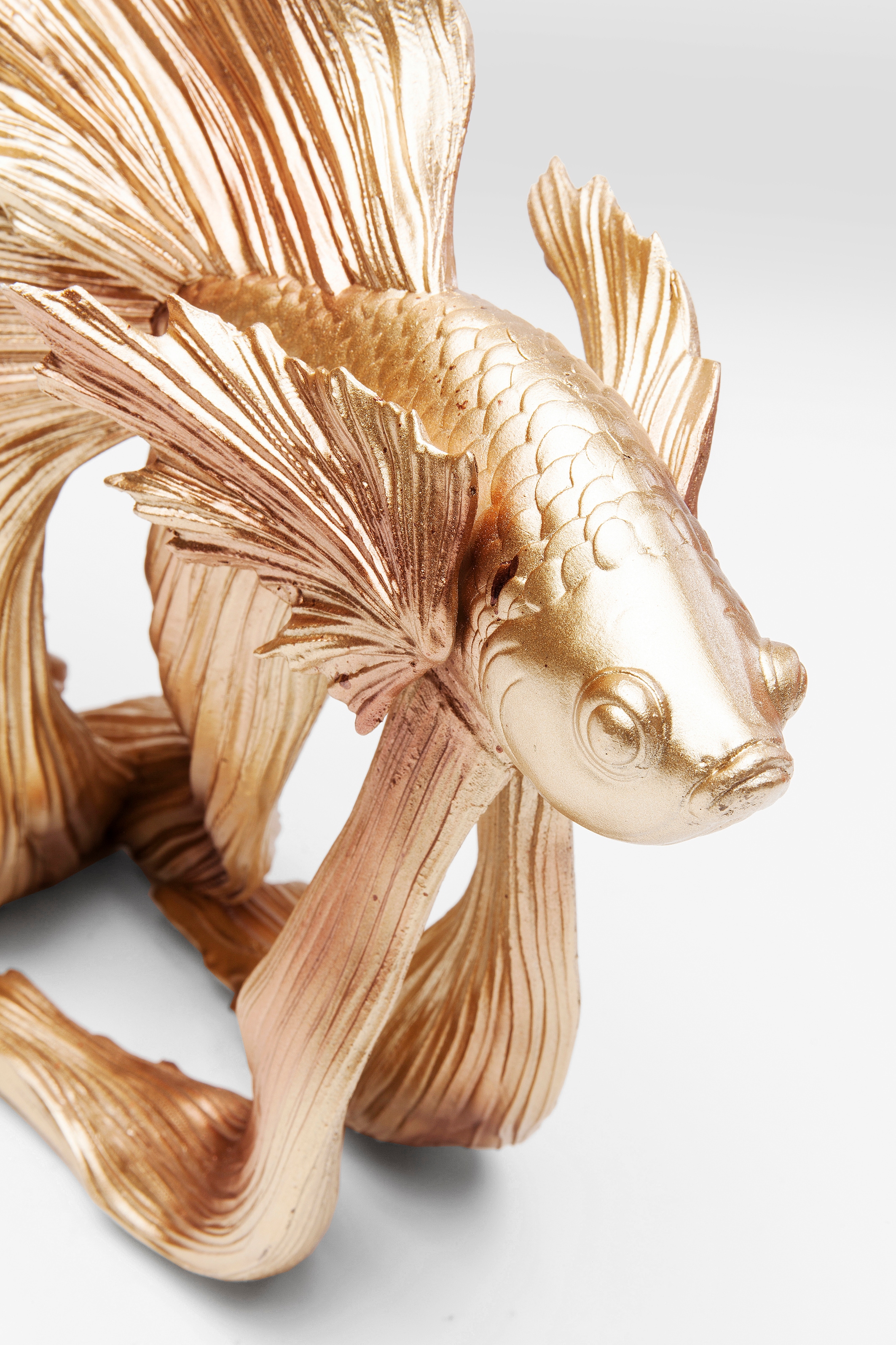 Kare Design Figurine de décoration »Deko Figur Betta Fish Gold Klein«