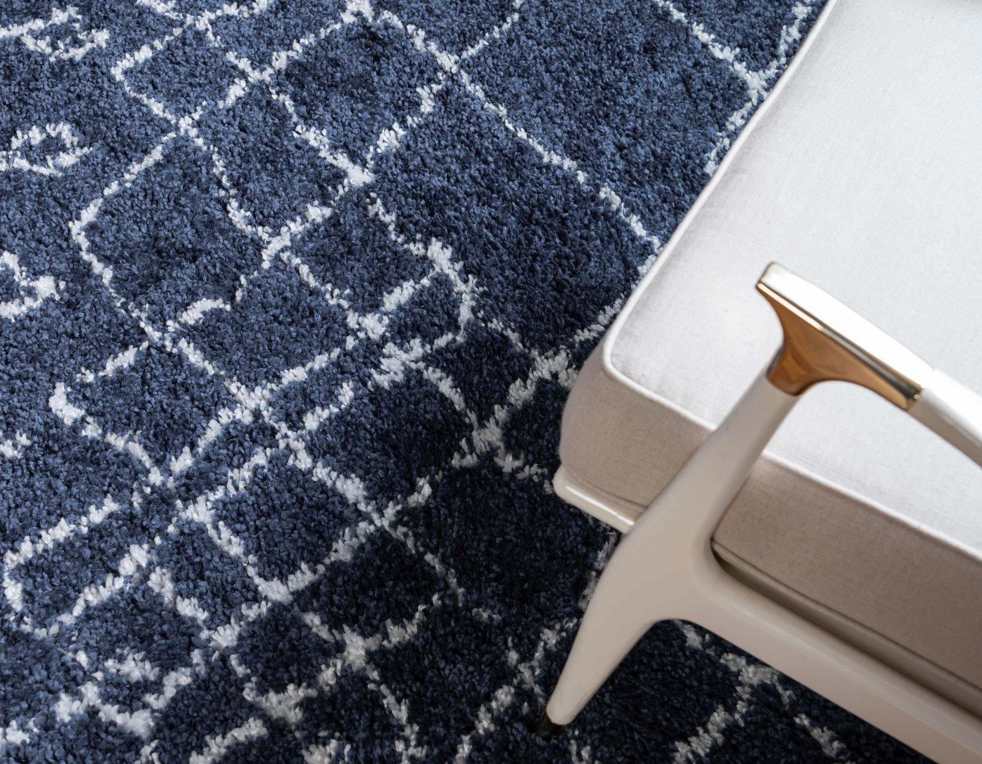 Myflair Möbel & Accessoires Hochflor-Teppich »Temara Shag, LAGERRÄUMUNG!« rund 51 mm Höhe gewebt, Scandi Design, ideal im Wohnzimmer & Schlafzimmer