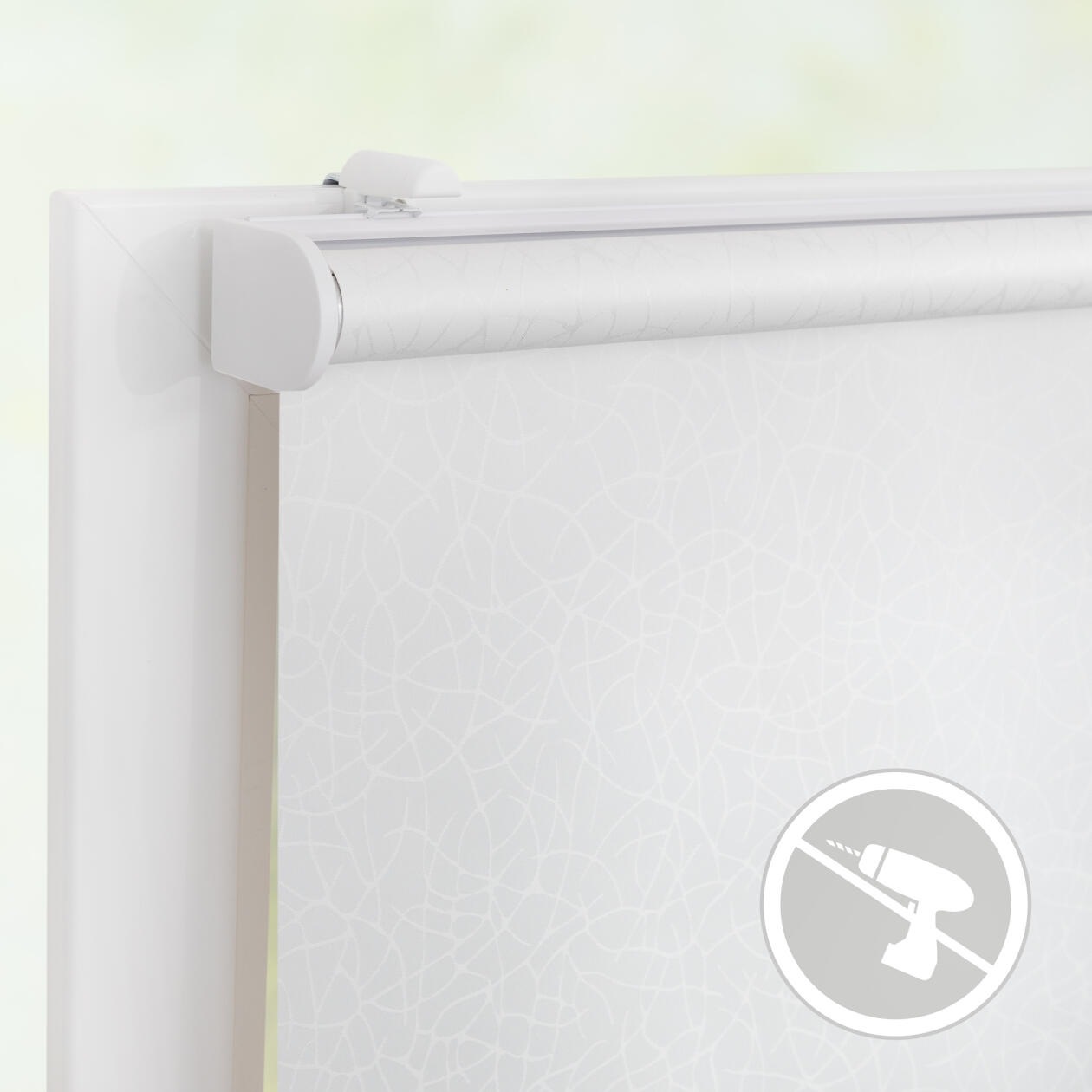 LICHTBLICK ORIGINAL Rollo »Klemmfix, ohne Bohren« blickdicht Blendschutz | Sichtschutz mit Bohren/ohne Bohren freihängend Steuerbar mit Bluetooth-App, integrierter Elektromotor und Akku