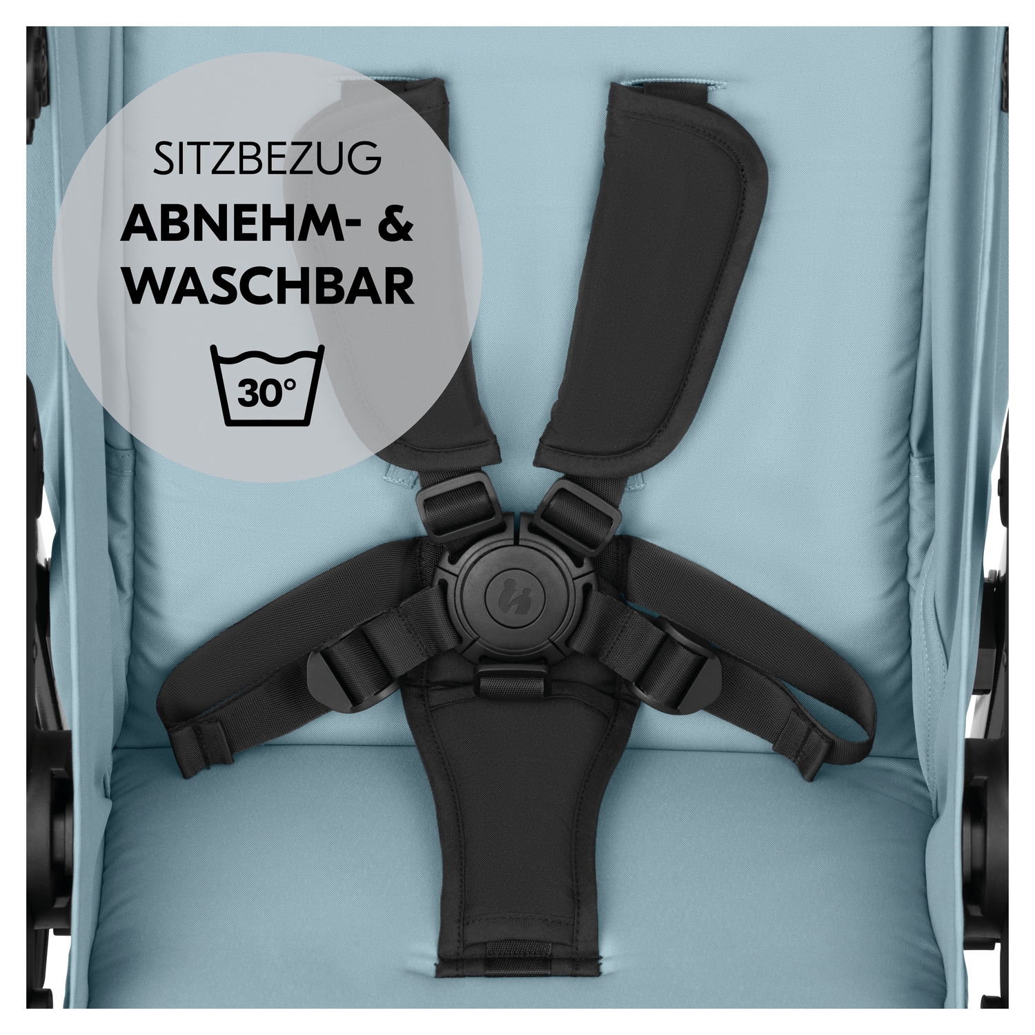 Hauck Kinder-Buggy »Shop N Care, Dusty Blue« 22 kg bis 22 kg belastbar; kompatibel mit Babyschale