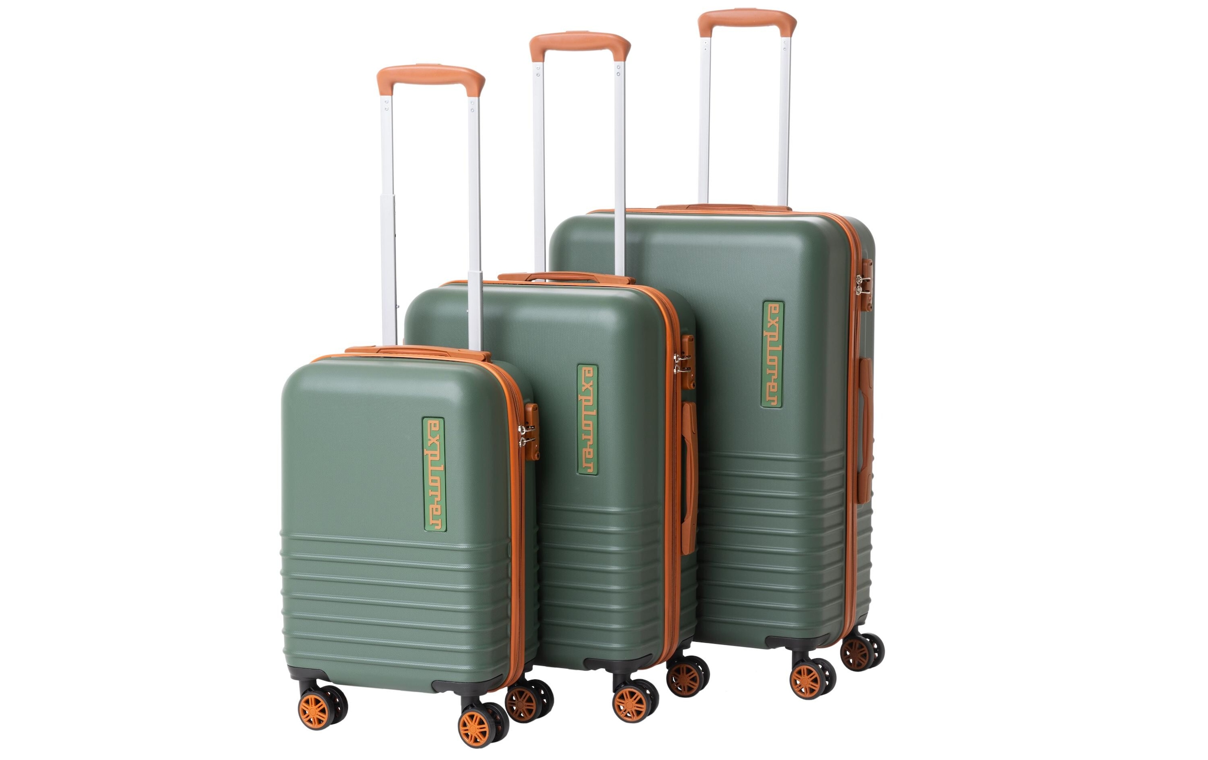 Koffer »FTM Explorer, 3-teilig,«, 4 Rollen