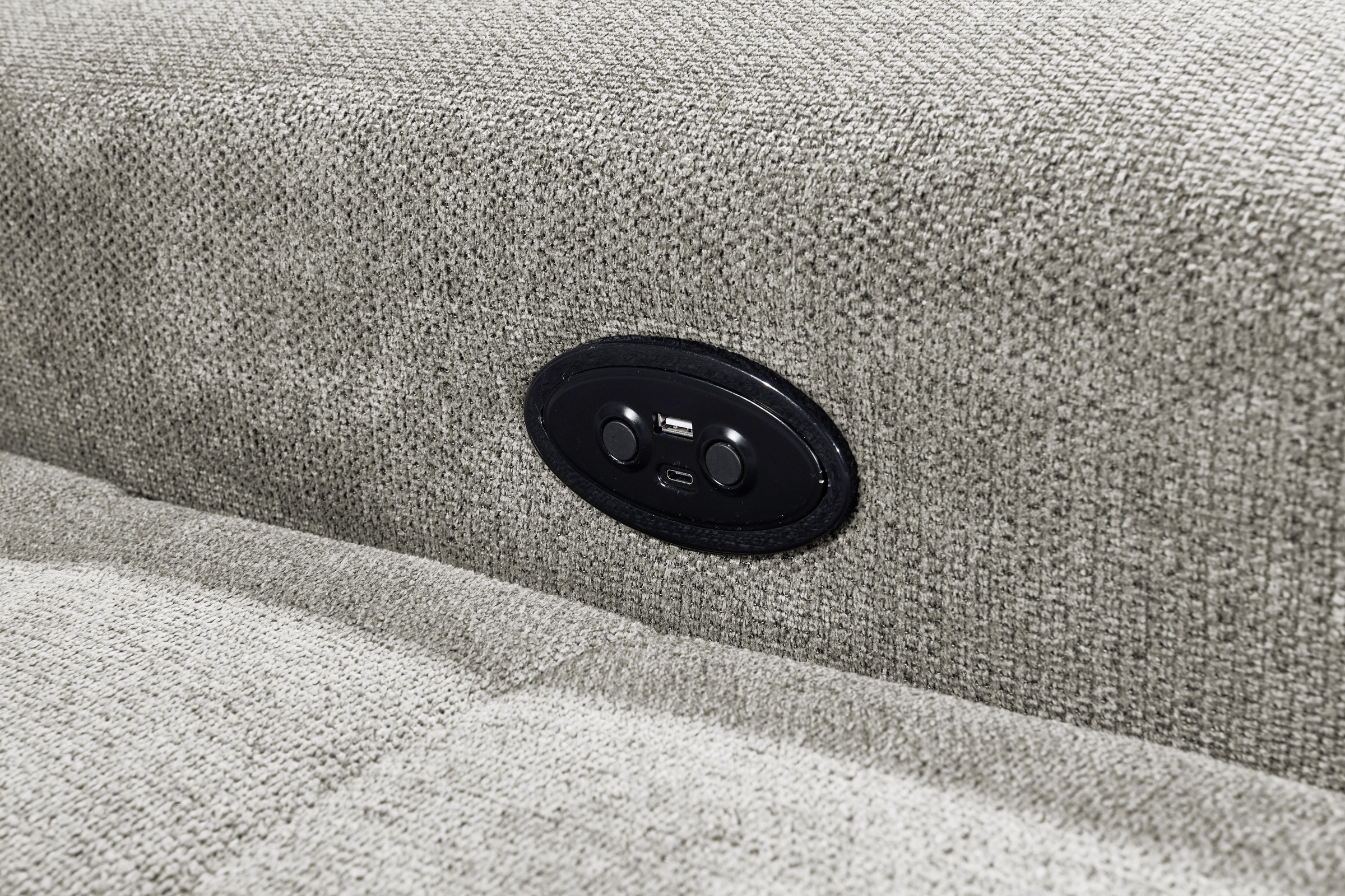 ED EXCITING DESIGN Canapé d'angle »Rockdale L-Form mit Bettfunktion, Bettkasten« Kopfteilverstellung, Sitztiefenverstellung & USB-Port