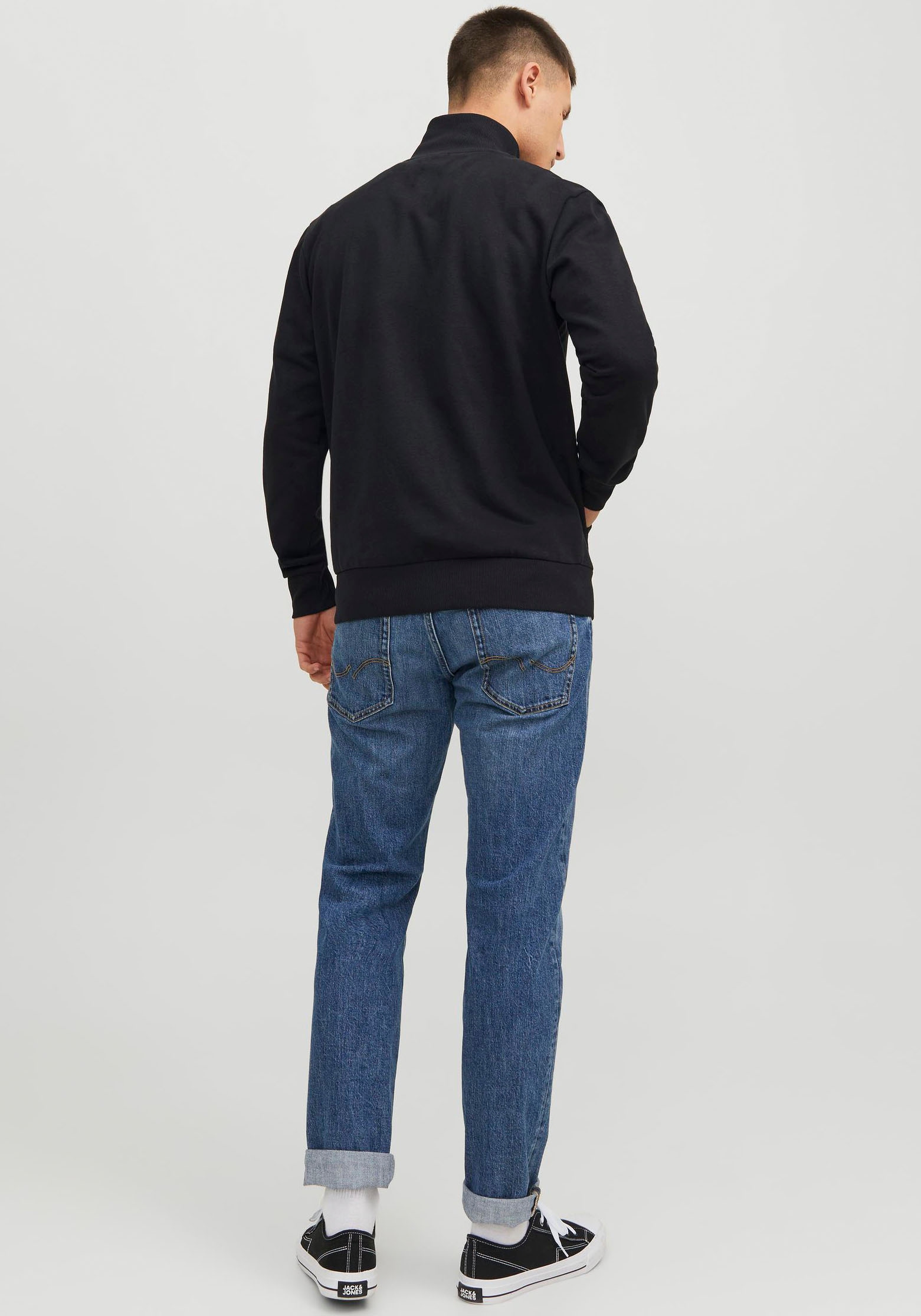 Jack & Jones Sweatjacke »JJ JJANDY SWEAT ZIP HIGH NECK«