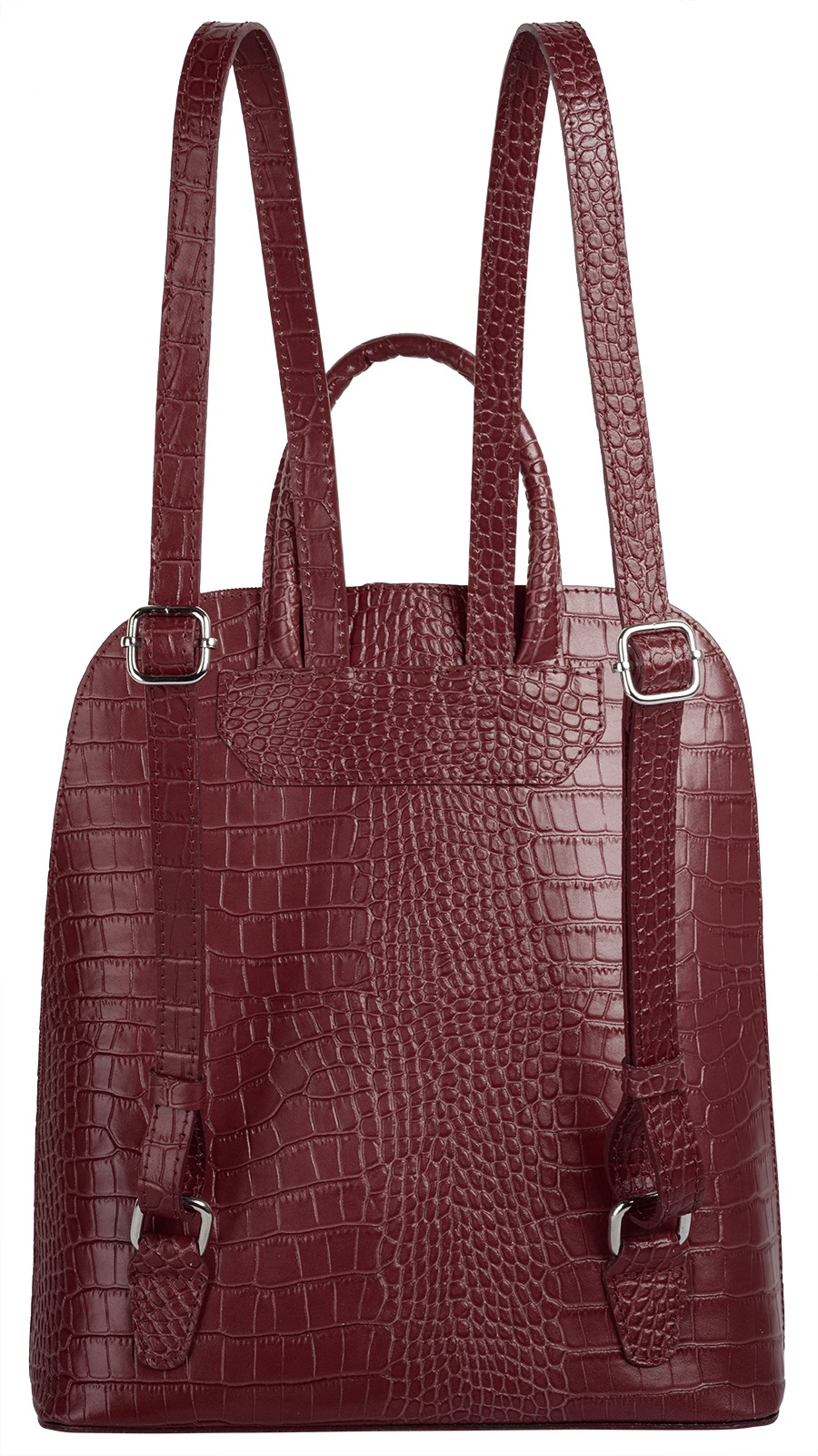 Cluty Cityrucksack, echt Leder, Made in Italy