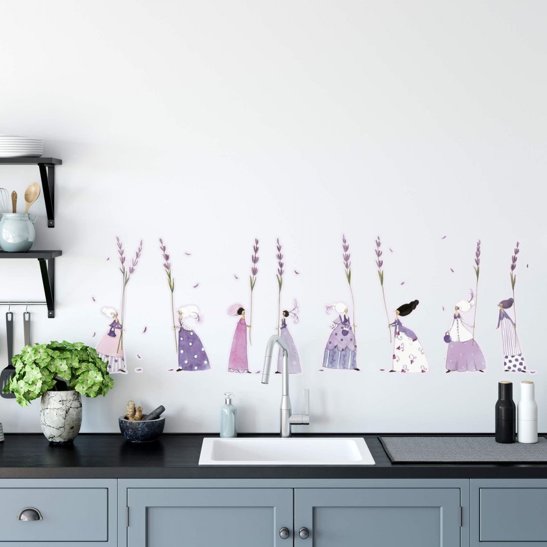 Wall-Art Wandtattoo »Lavendel St.) Aufkleber«, Blumen kaufen Fee (1 günstig