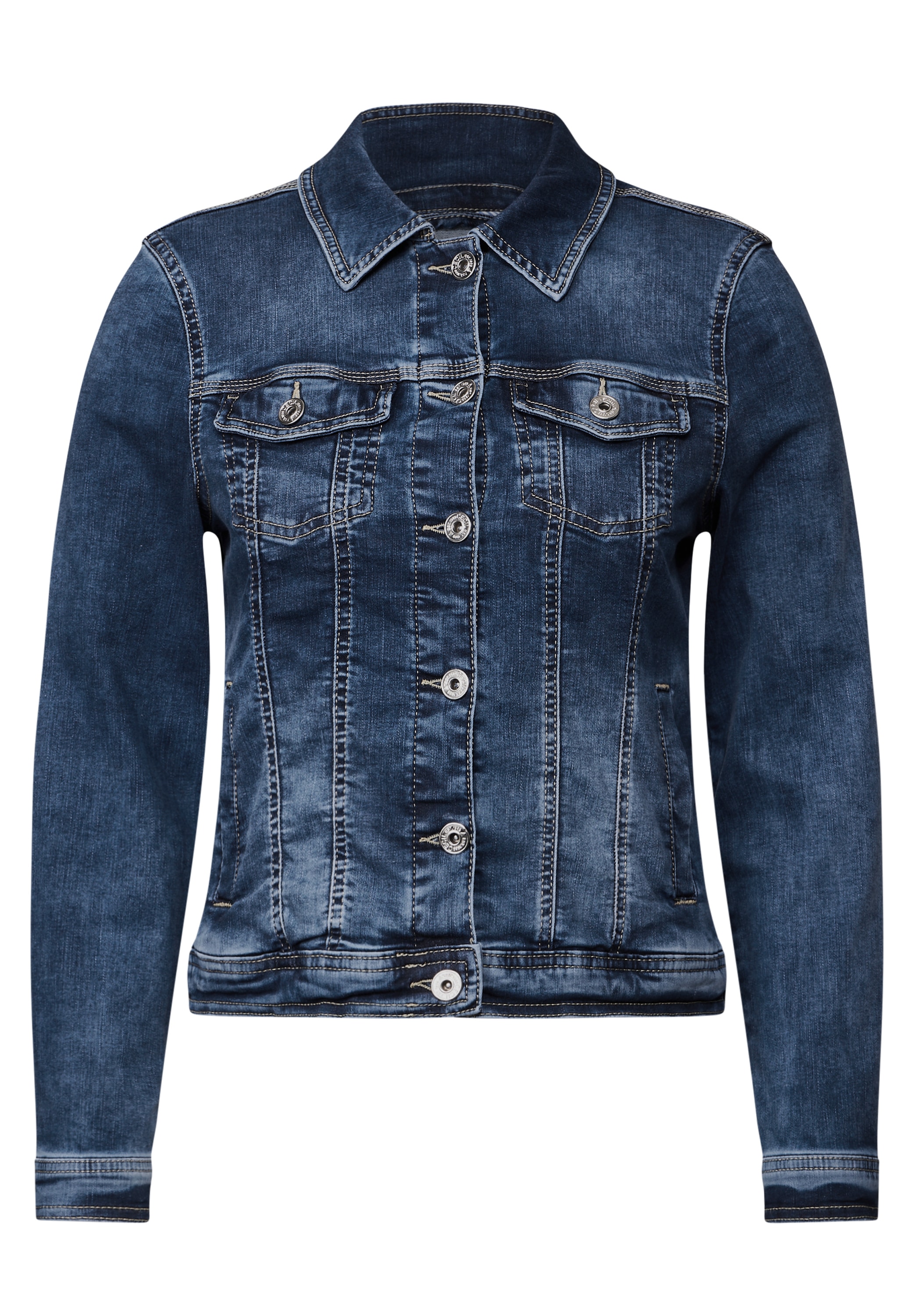 Cecil Jeansjacke, mit Brust Taschen