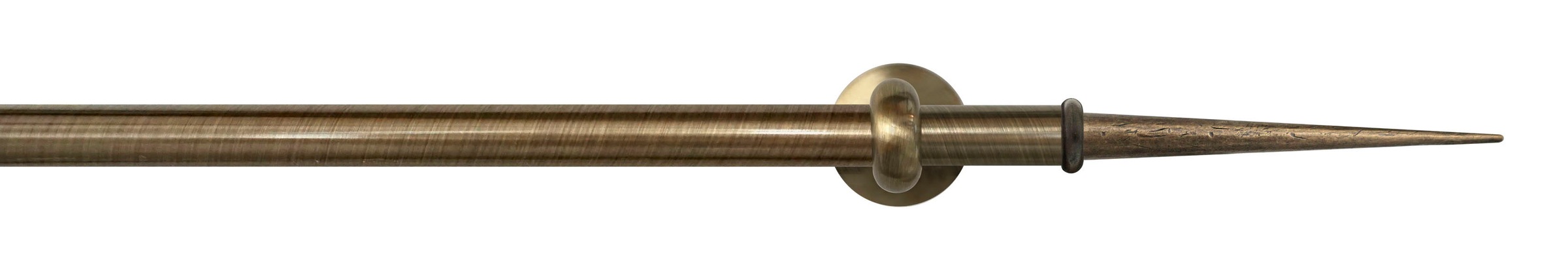 Image of GARESA Gardinenstange »ESPERANCA«, 1 läufig-läufig, Wunschmasslänge, rustikale Vorhanggarnitur, einfache Montage, mit Stangenverbinder verlängerbar, Wandmontage, Endknopf Spitze, m. Ringe bei Ackermann Versand Schweiz