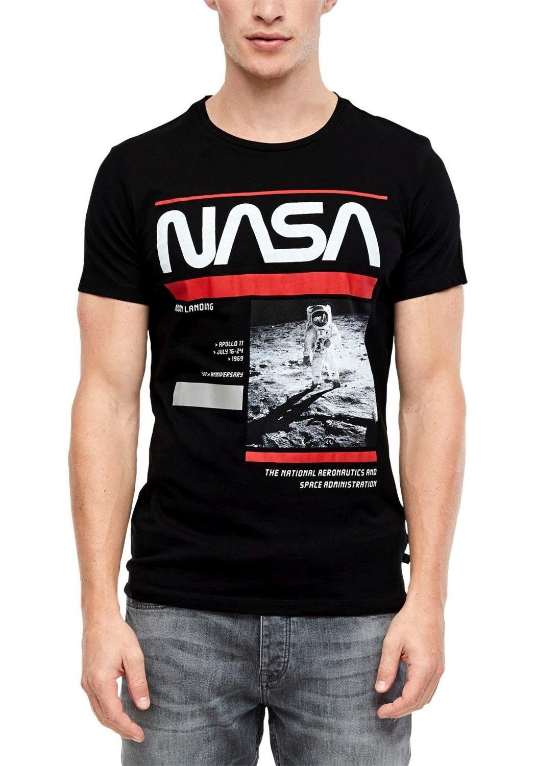 Image of Q/S by s.Oliver T-Shirt, mit coolem Print bei Ackermann Versand Schweiz