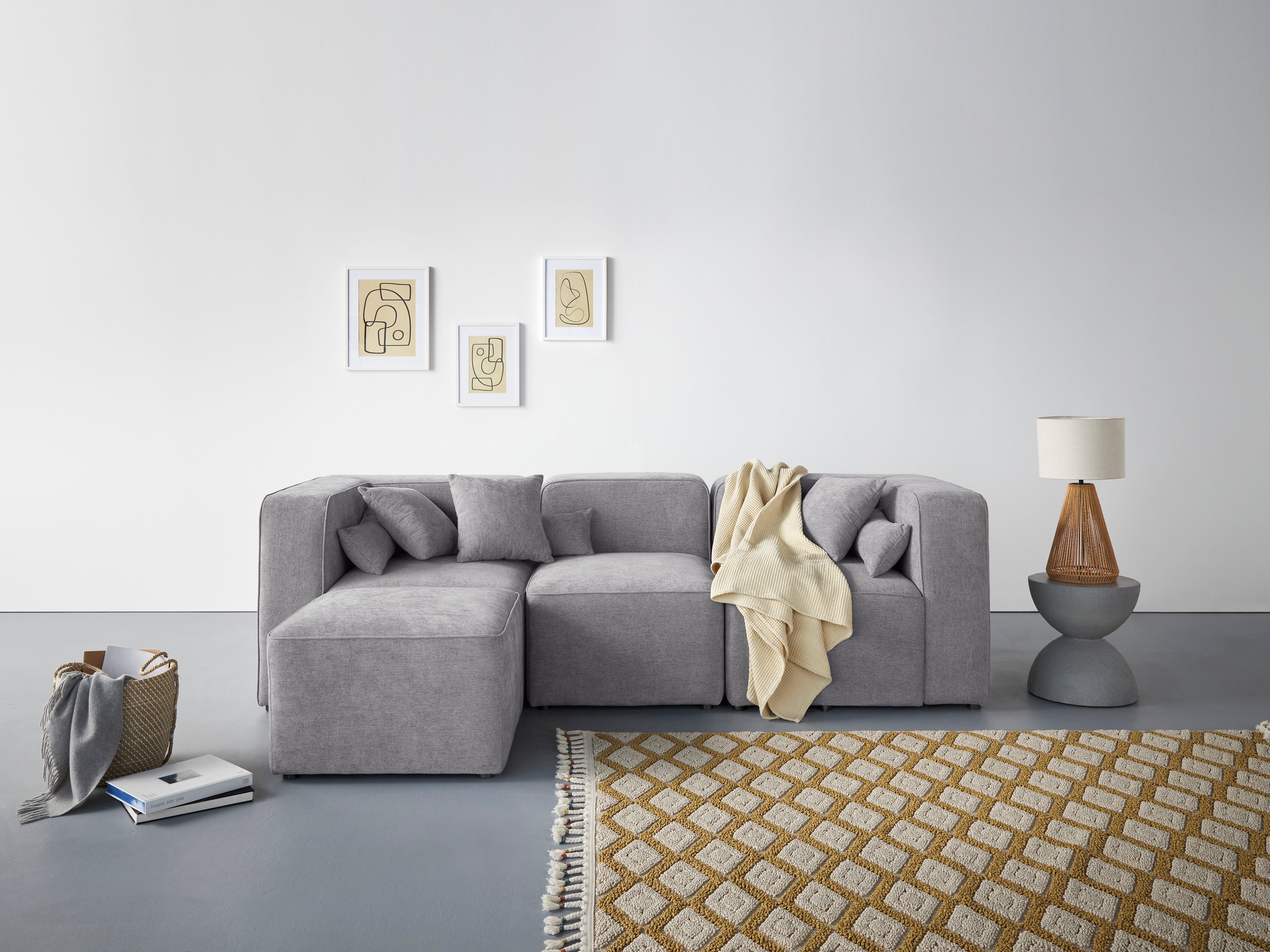 Image of Home affaire 3-Sitzer "Sundstrup L-Form" Modulserie, individuelle Zusammenstellung