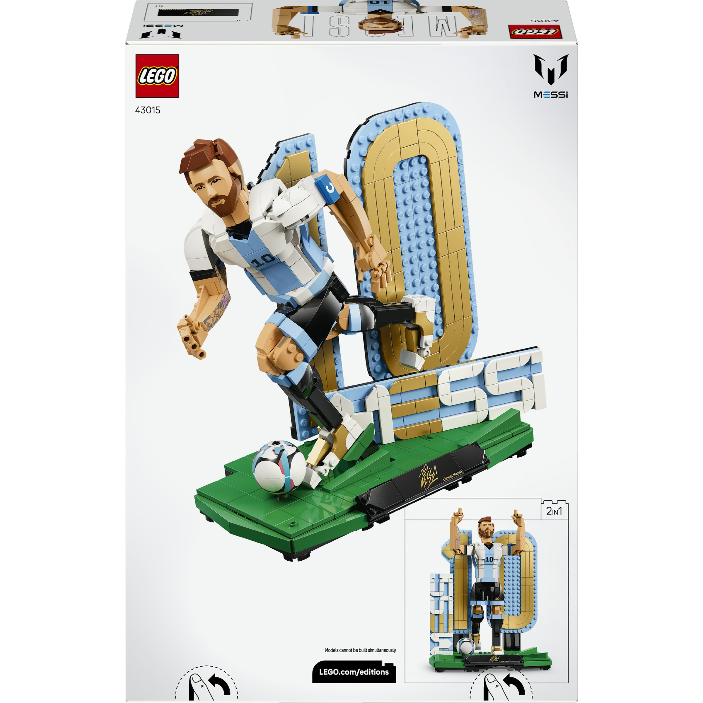 LEGO® Pions de construction »Lionel Messi – Fussballlegende (43015), LEGO Editions Football«