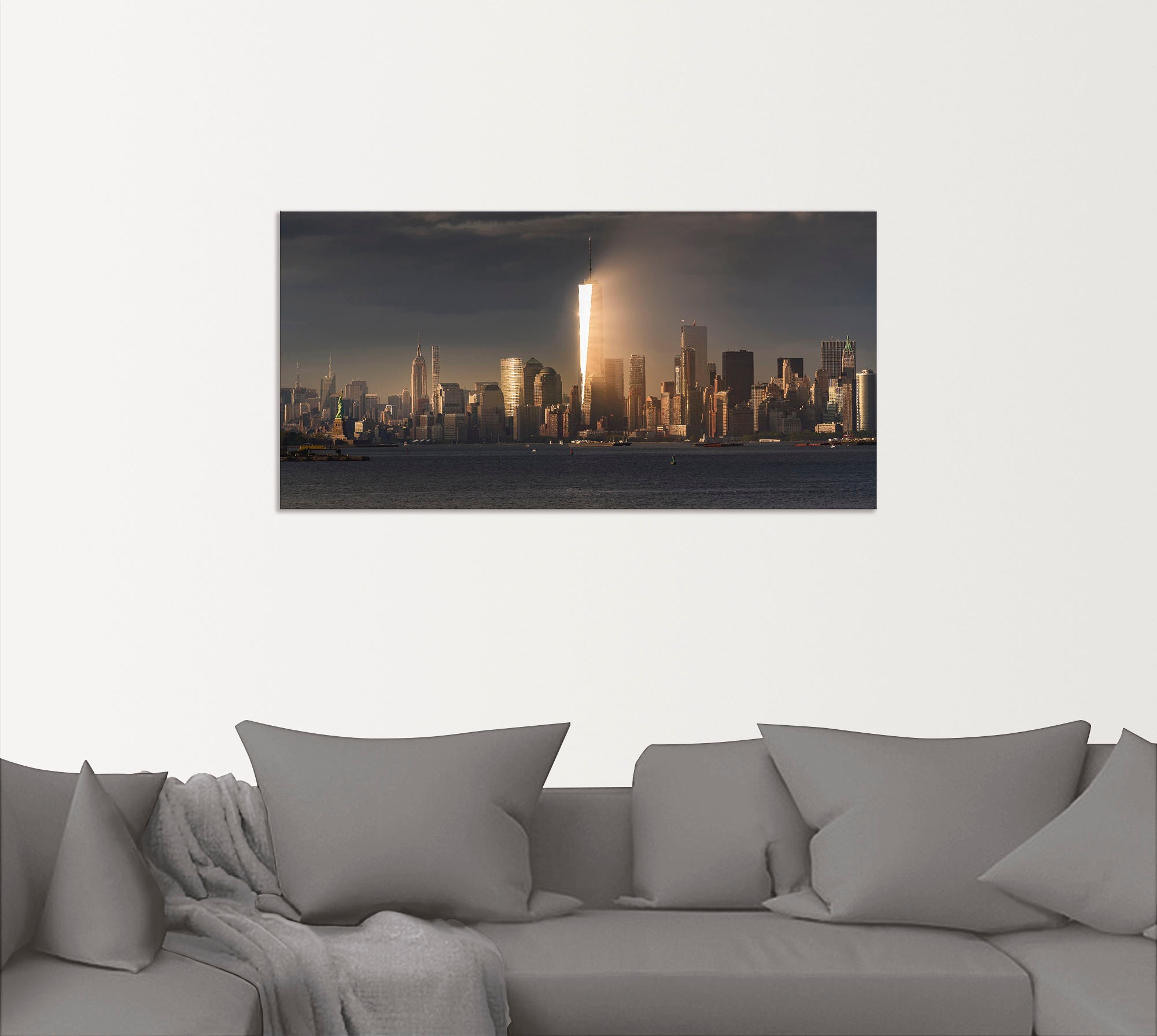 Artland Wandbild »New York Skyline I«, Amerika, (1 St.), als Alubild,  Leinwandbild, Wandaufkleber oder Poster in versch. Grössen günstig kaufen