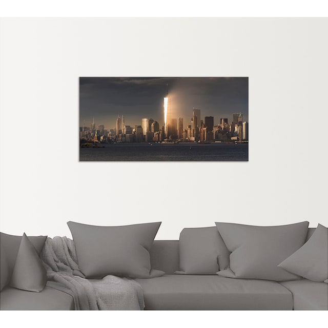St.), versch. Leinwandbild, günstig Grössen Skyline als Wandbild I«, York oder (1 kaufen »New Wandaufkleber Amerika, Poster in Artland Alubild,