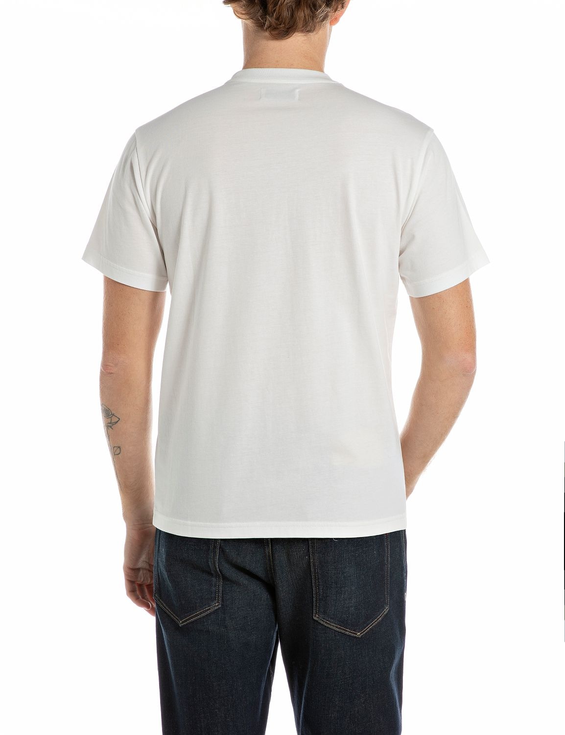 Replay T-Shirt, mit 981-Print auf der Brust