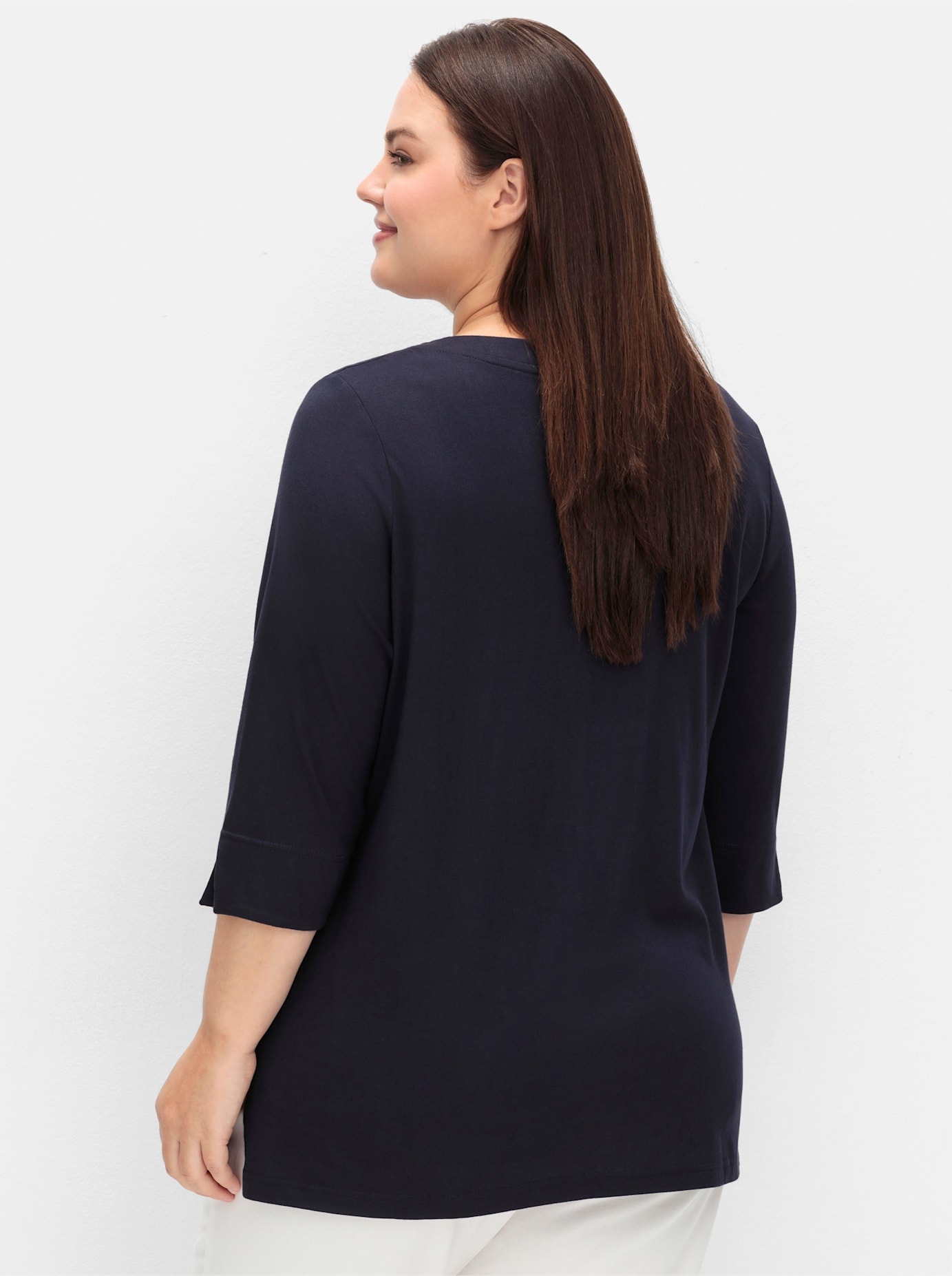 Sheego 3/4-Arm-Shirt »3/4-Arm-Shirt«, (1 tlg.)